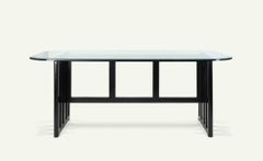 Vintage Dining Table Art Deco Style, Italy, 1970s