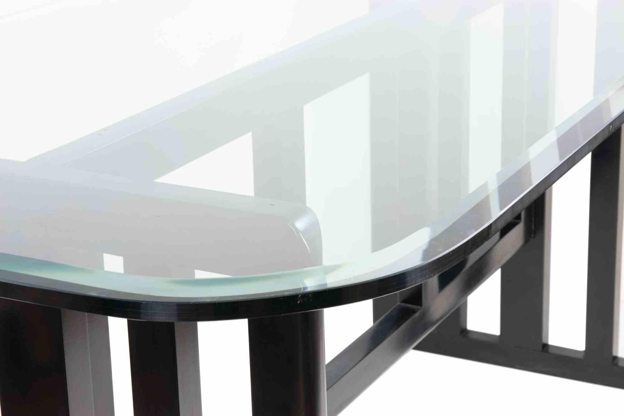 Fin du 20e siècle Table de salle à manger Art déco, Italie, années 1970 en vente