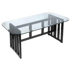 Table de salle à manger Art déco, Italie, années 1970