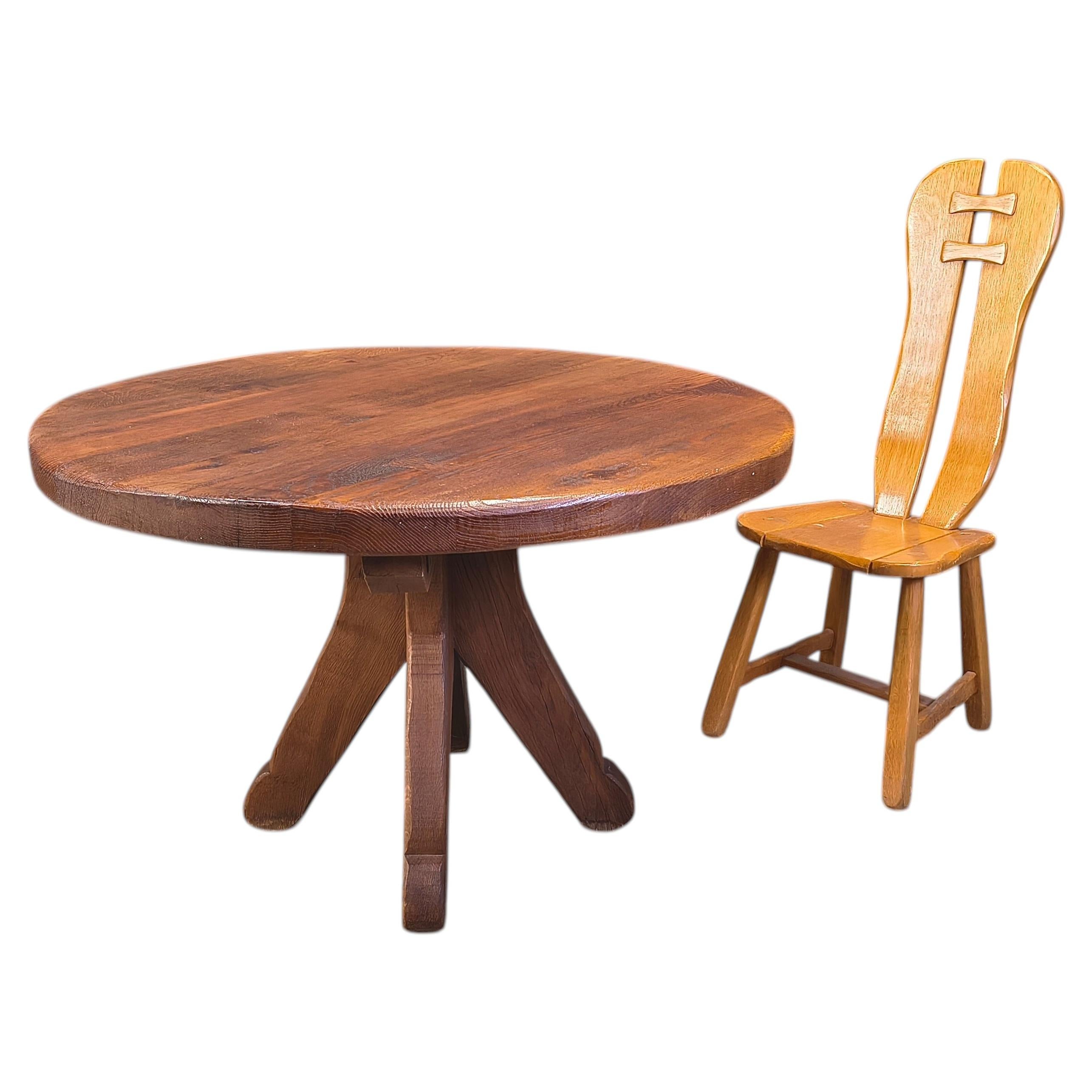 Vintage dining table by Depuydt, Belgium, 1960s