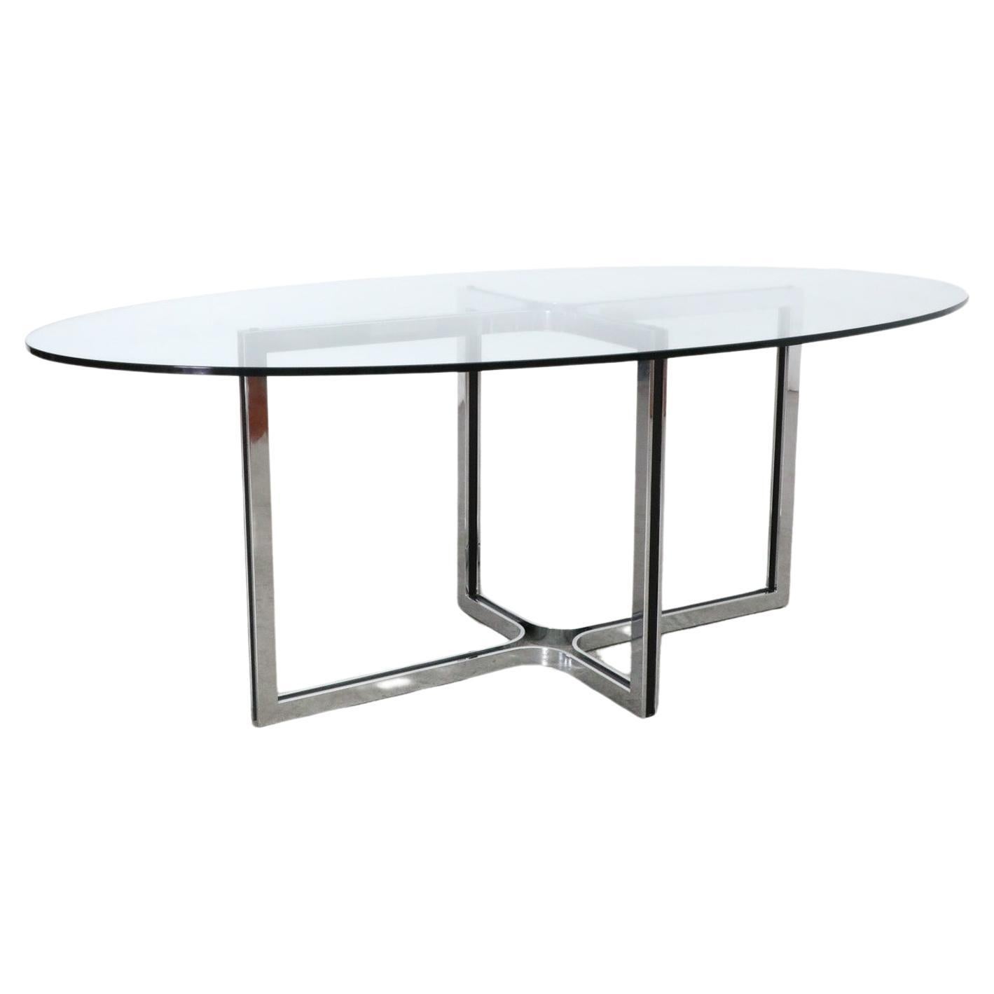Vintage Dining Table by Gastone Rinaldi for Thema Italy 1, Italy, 1970s For Sale