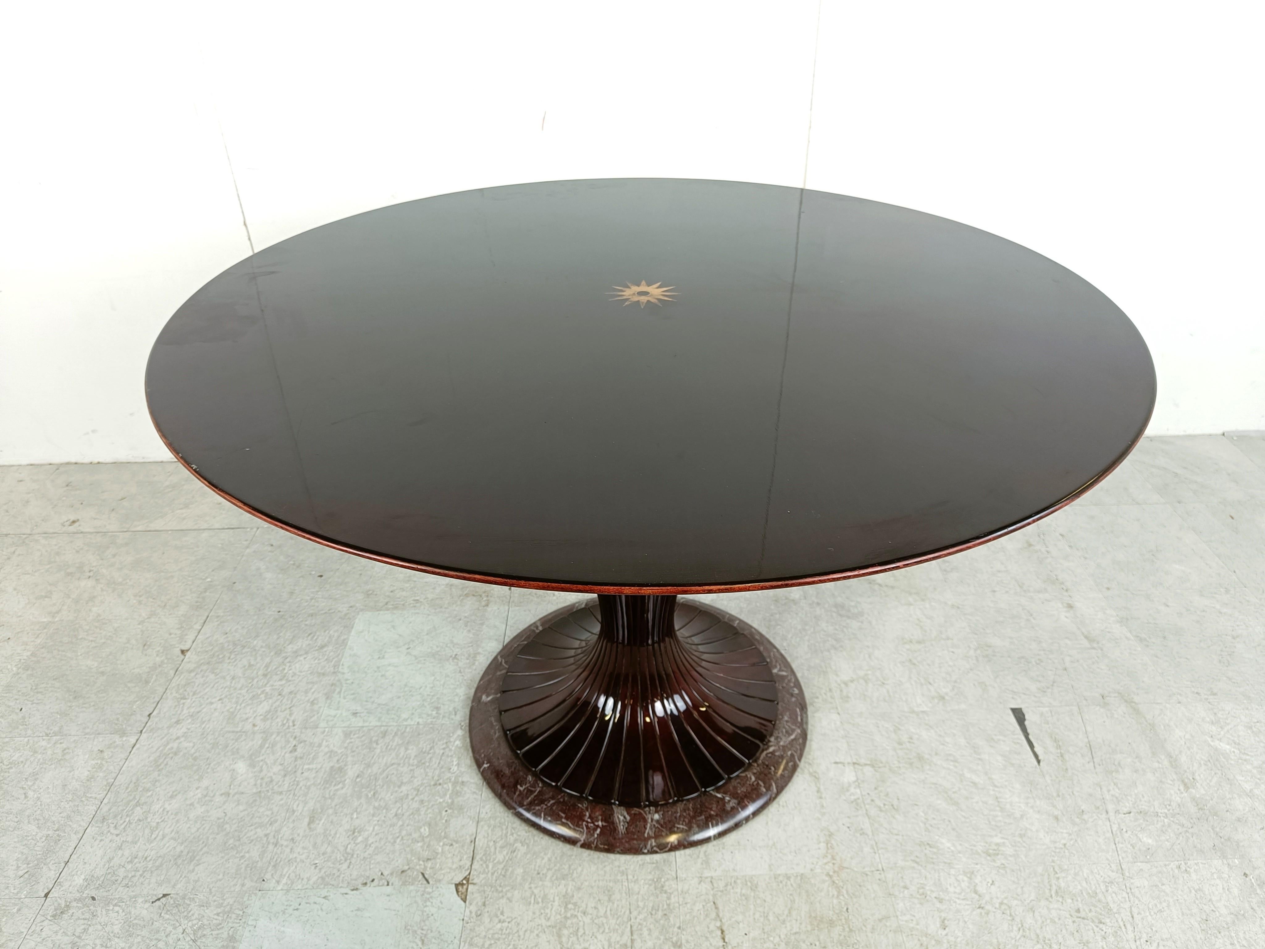 Italian Vintage dining table by Vittorio Dassi, 1950s