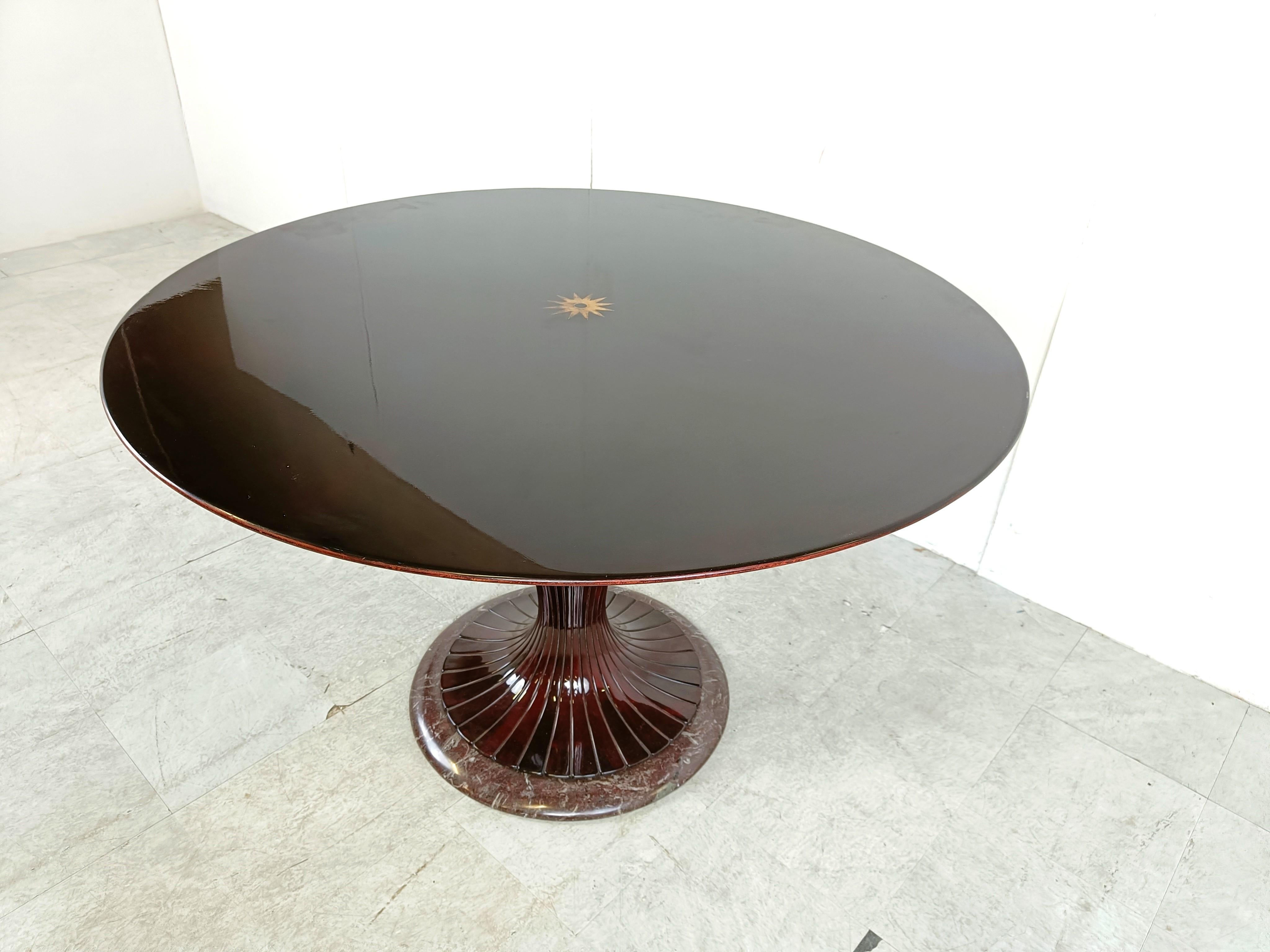 Marble Vintage dining table by Vittorio Dassi, 1950s