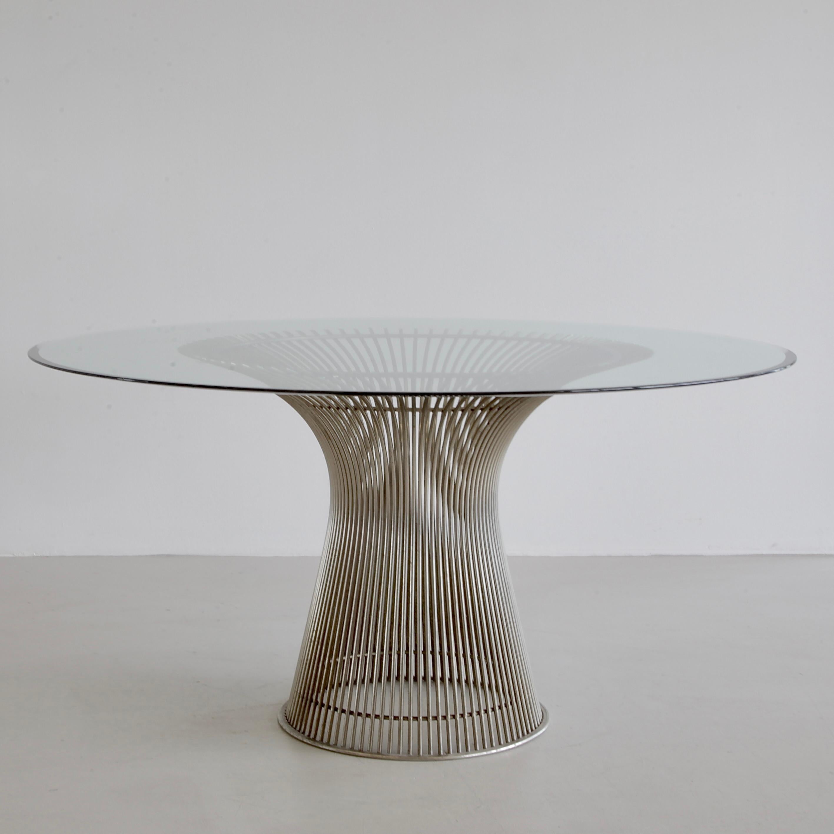 Vintage Dining Table by Warren Platner, Knoll International, 1970s In Good Condition For Sale In Berlin, Berlin
