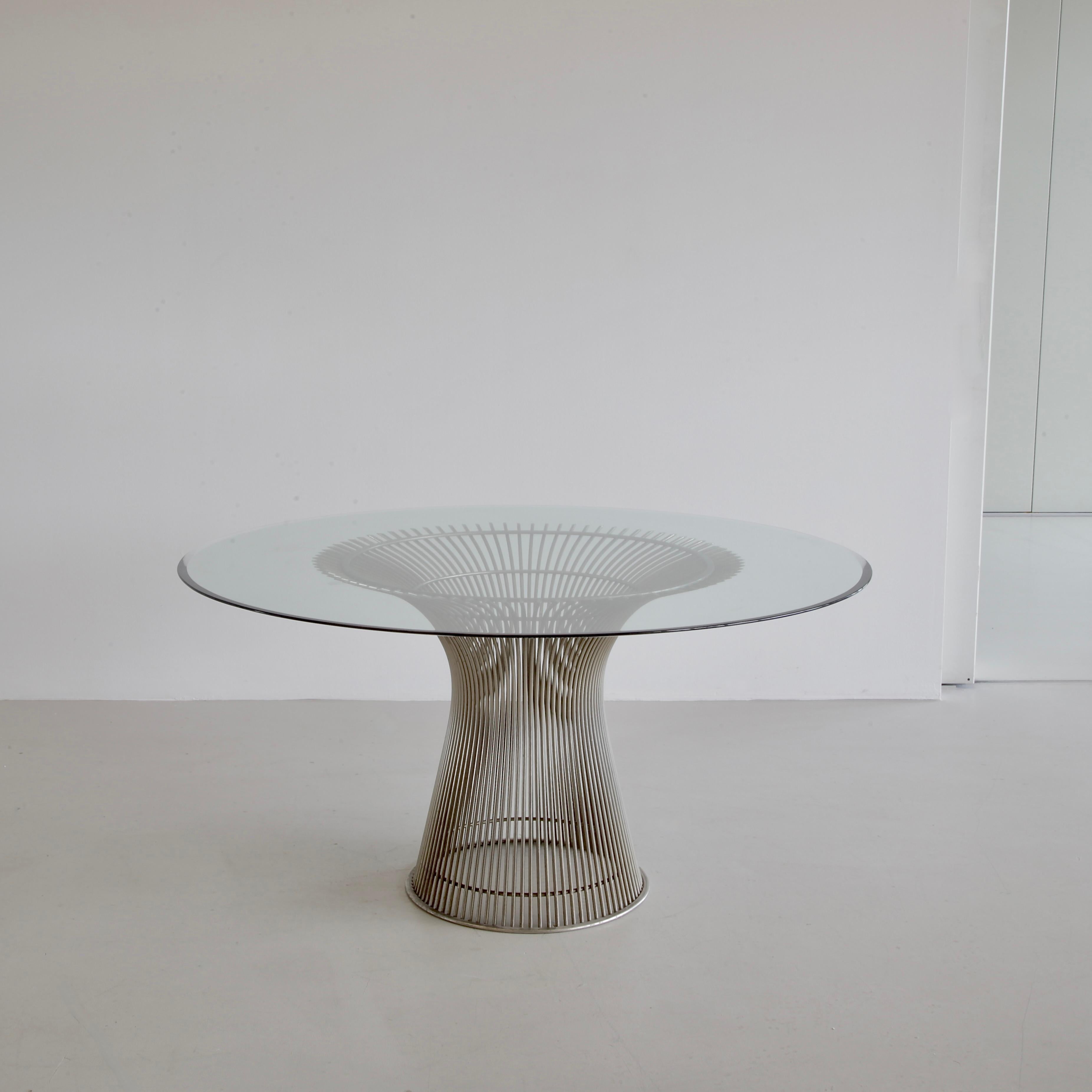Mid-20th Century Vintage Dining Table by Warren Platner, Knoll International, 1970s For Sale