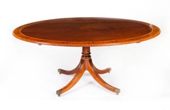Vintage Dining Table by William Tillman & 6 Chairs 20th C
