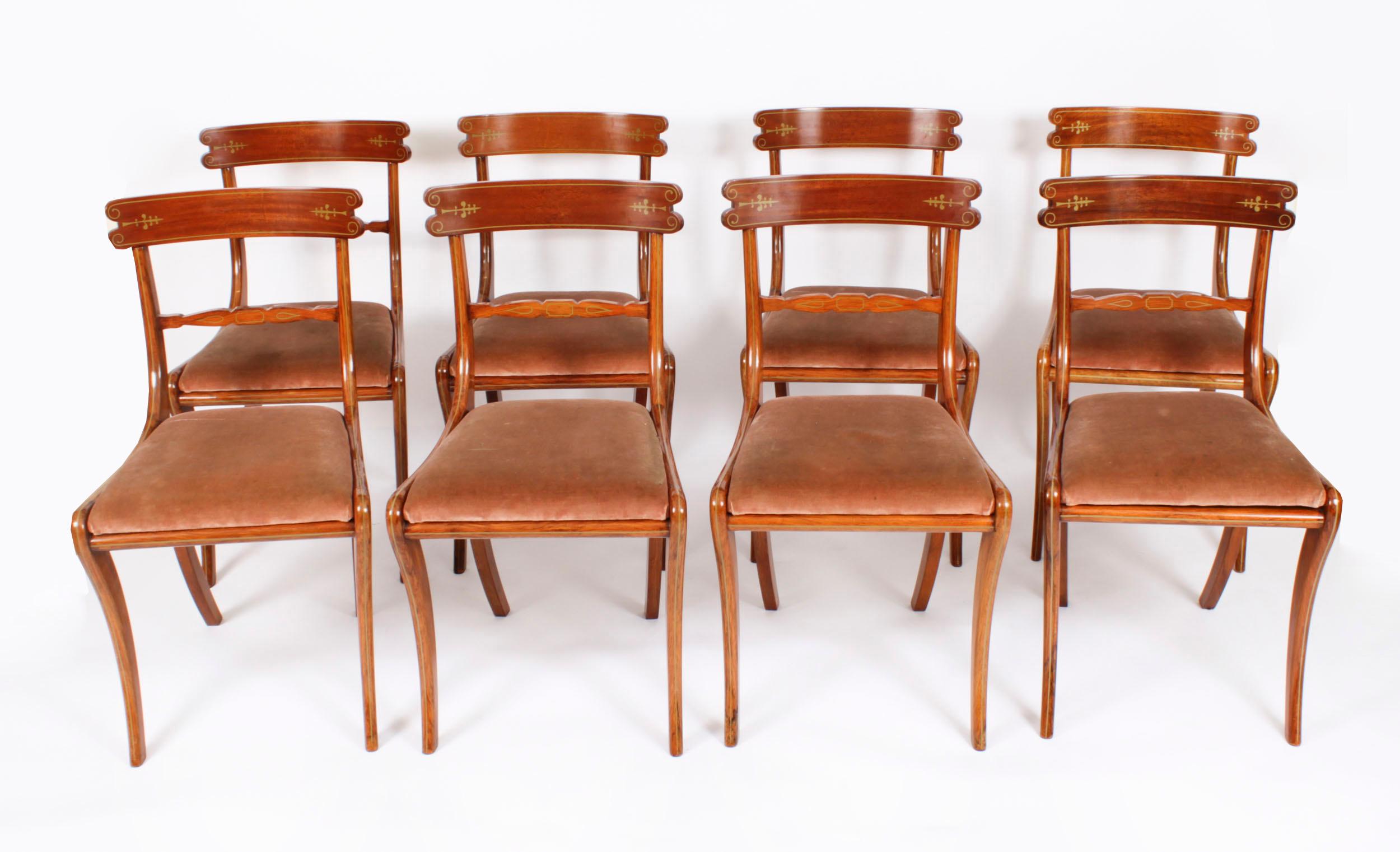 Vintage Dining Table & 8 Chairs by William Tillman 20th Century 9