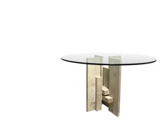 Vintage dining table by Willy Ballez, 1970s