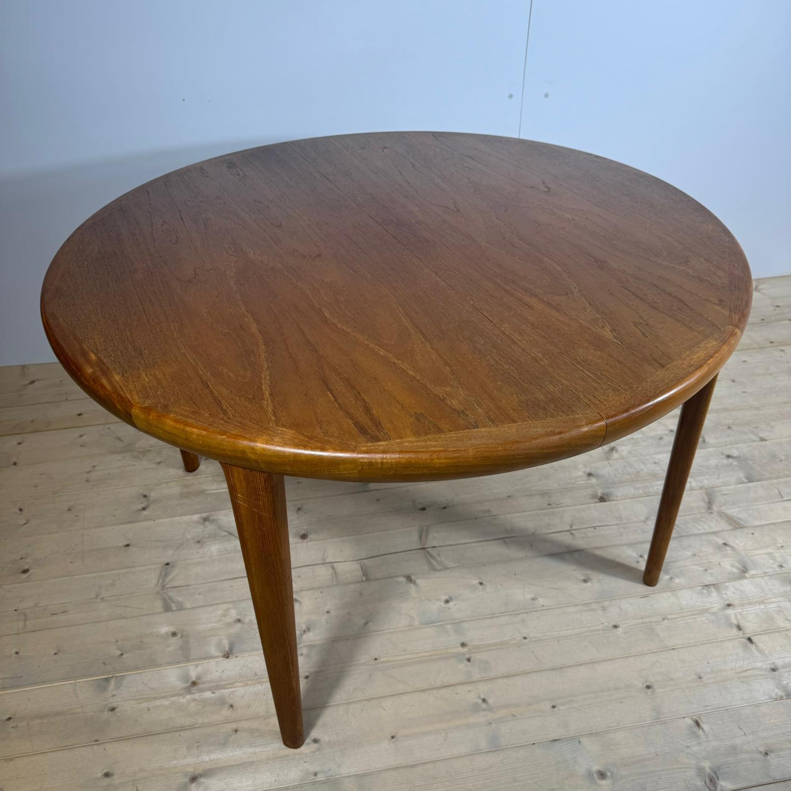 Danish Table de salle à manger vintage, Danemark 1960 en vente