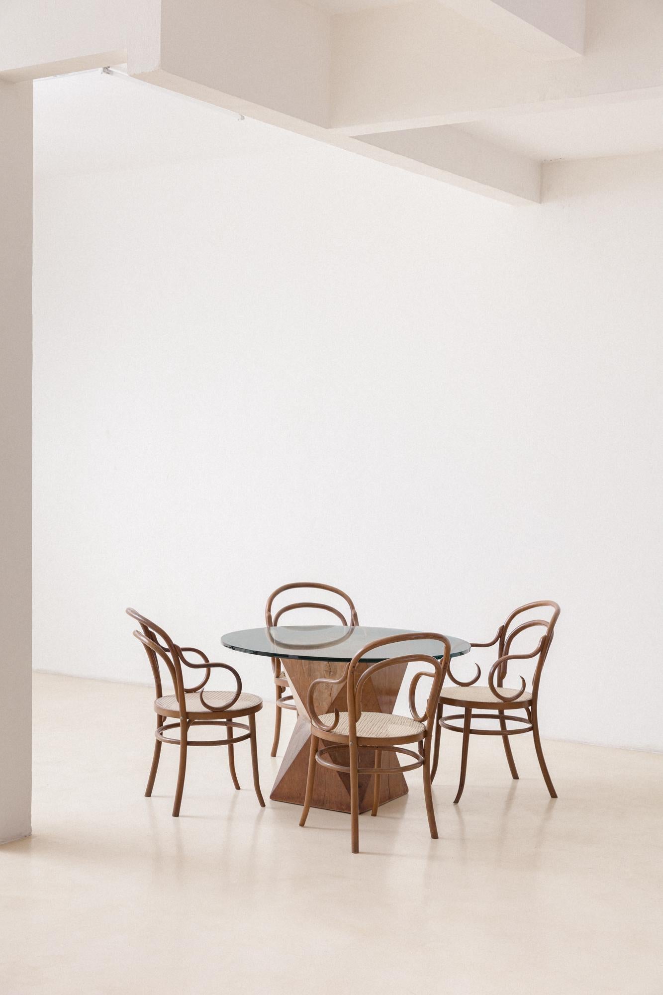 Vintage-Esstisch aus der Serie Protest Furniture, José Zanine Caldas, 1970er Jahre im Angebot 2
