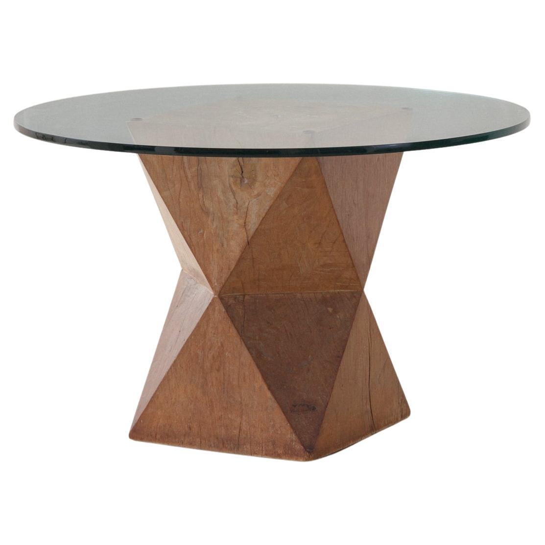 Vintage-Esstisch aus der Serie Protest Furniture, José Zanine Caldas, 1970er Jahre im Angebot
