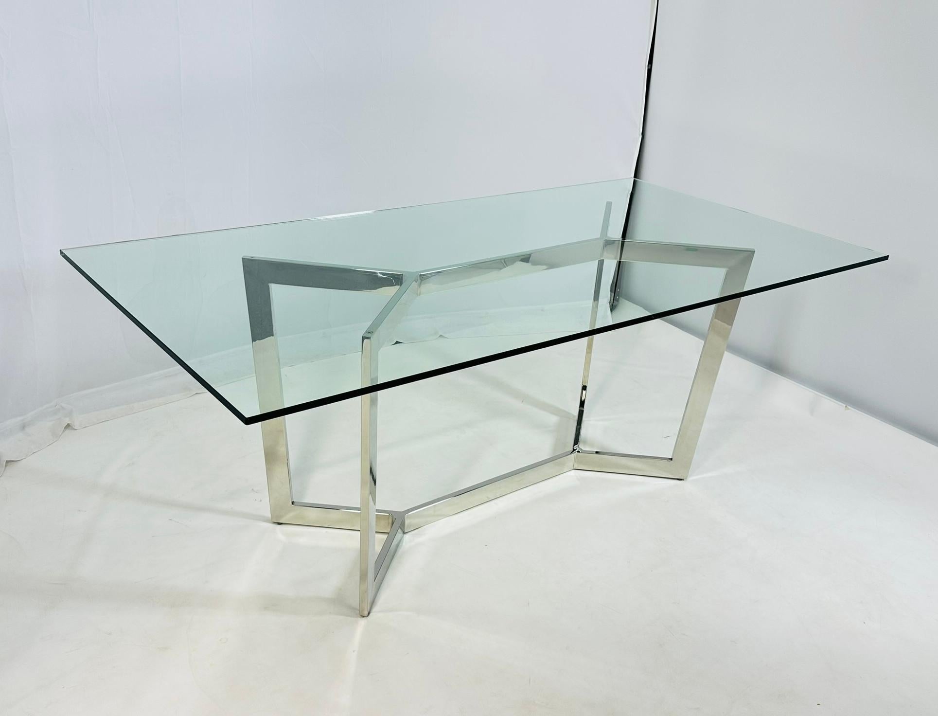 Mid-Century Modern Table de salle à manger vintage dans le style de Paul Legeard, France 20ème siècle en vente