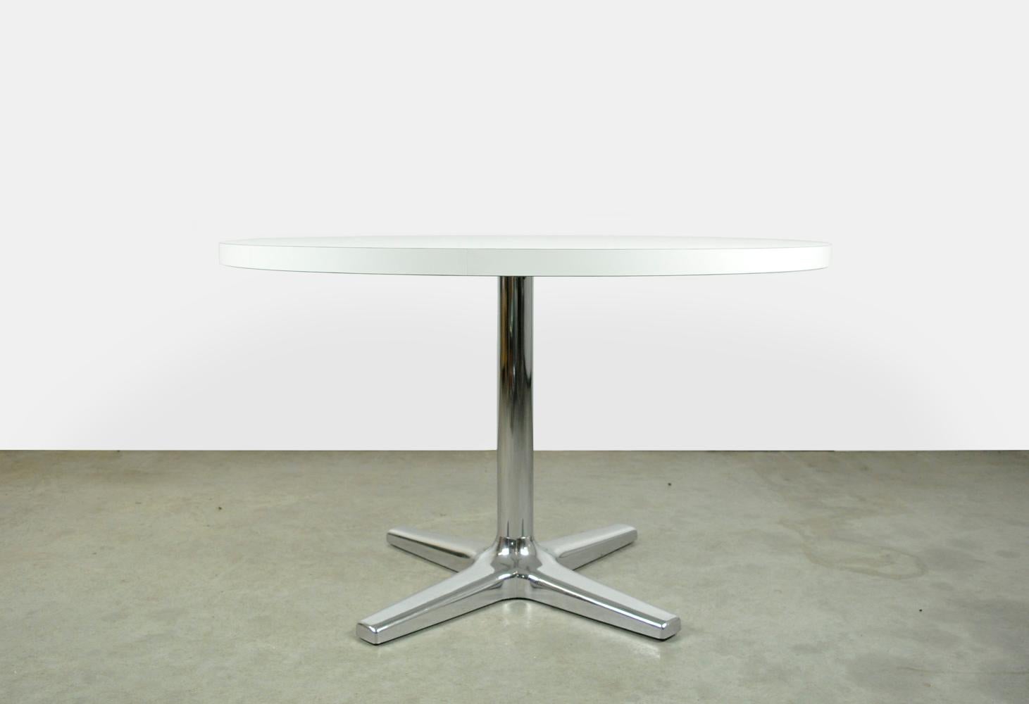 Anodized Vintage dining table set, by Asko and Ilmari Lappalainen and Pastoe, 1960s-1970s For Sale