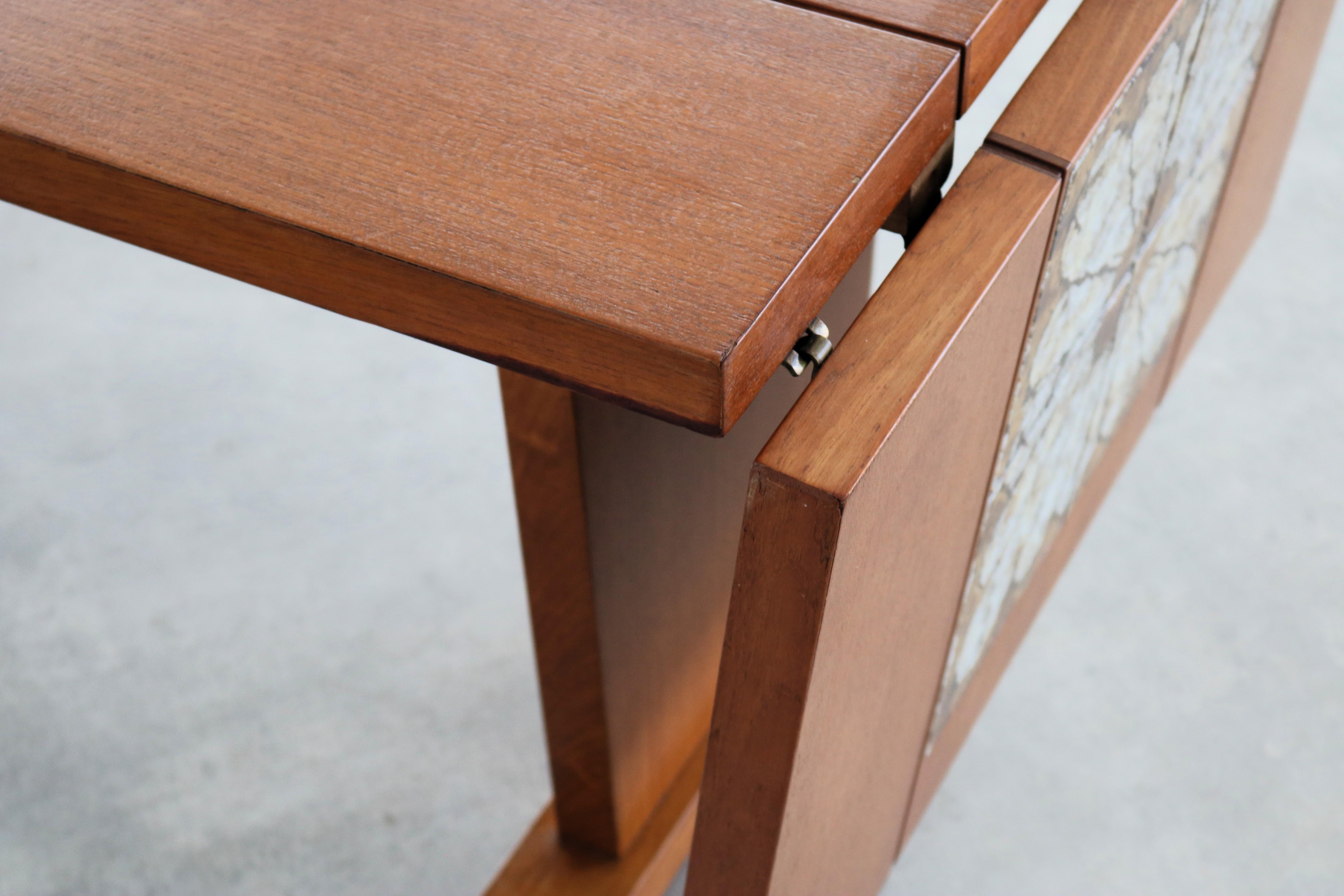 Vintage dining table  table  1960s  extendable For Sale 2