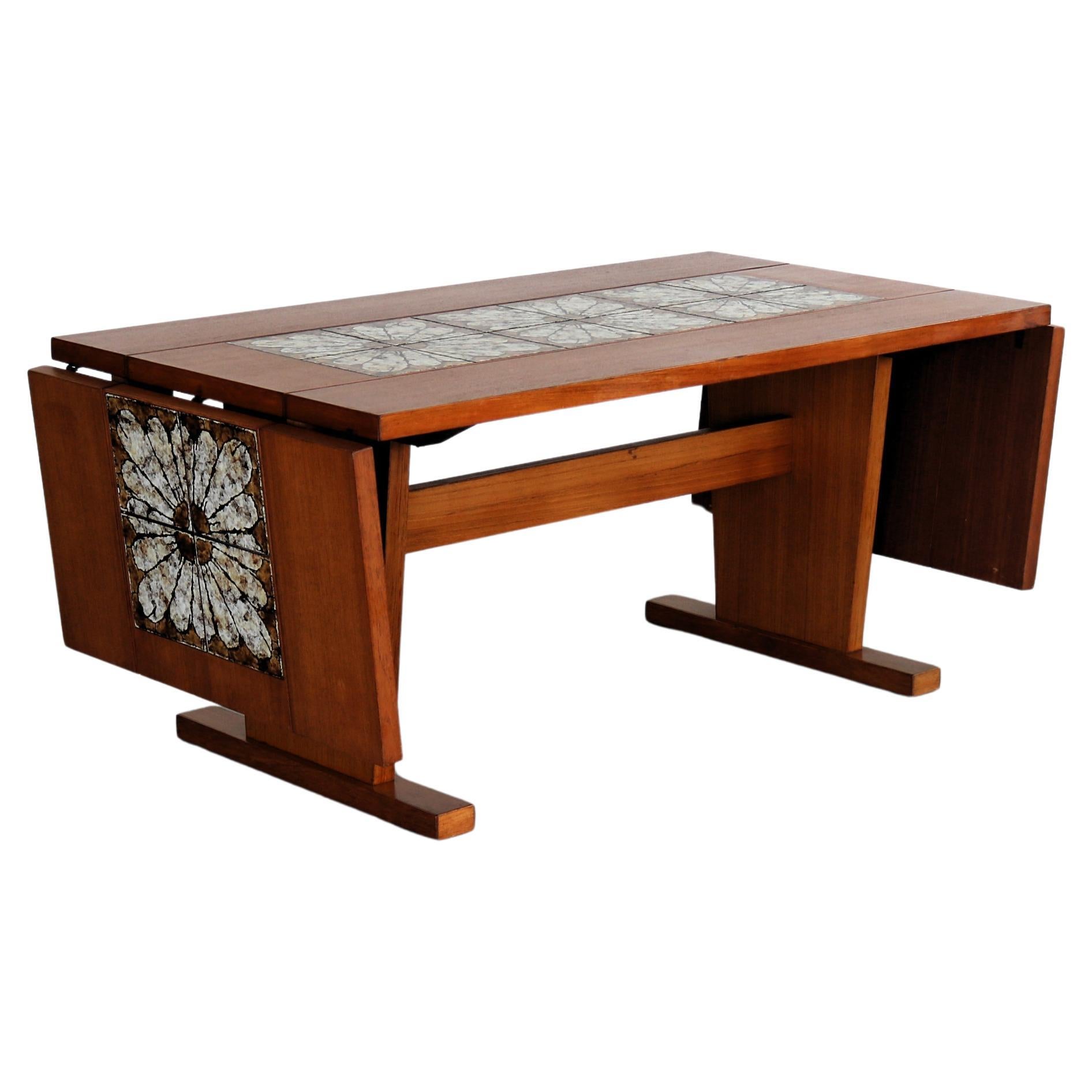 Vintage dining table  table  1960s  extendable For Sale