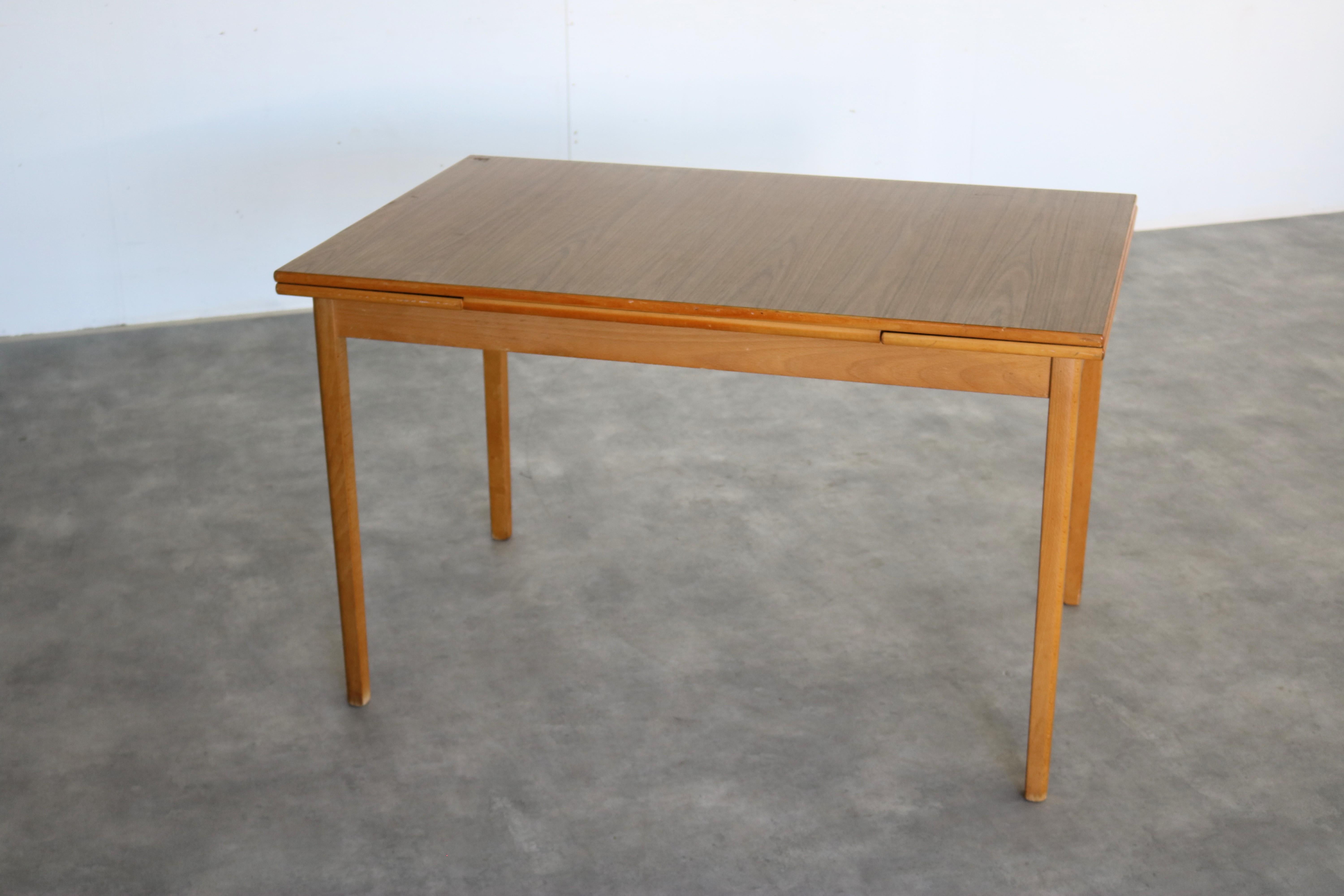 Mid-20th Century Vintage dining table  table  1960s  extendable  Swedish For Sale