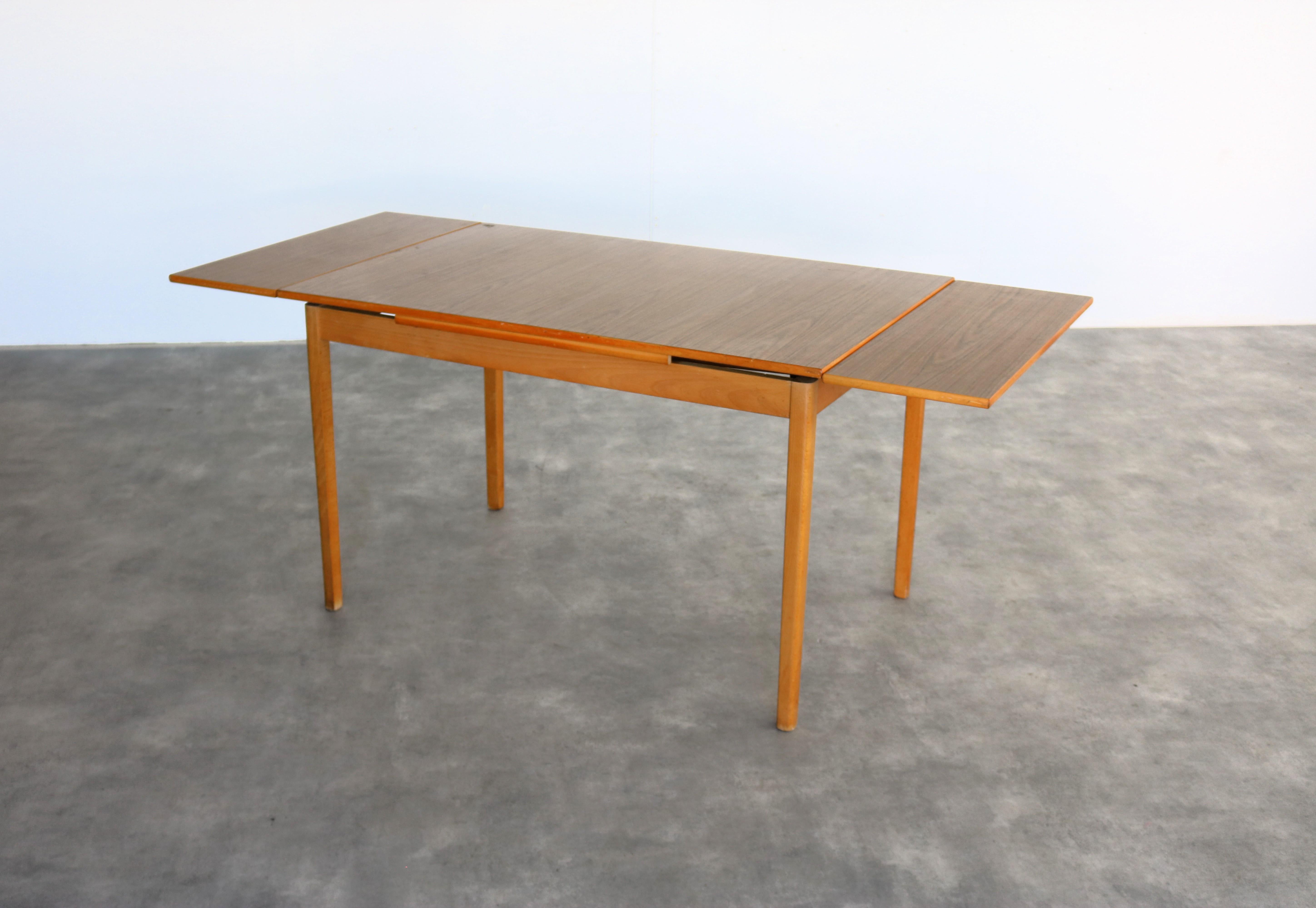 Vintage dining table  table  1960s  extendable  Swedish For Sale 2
