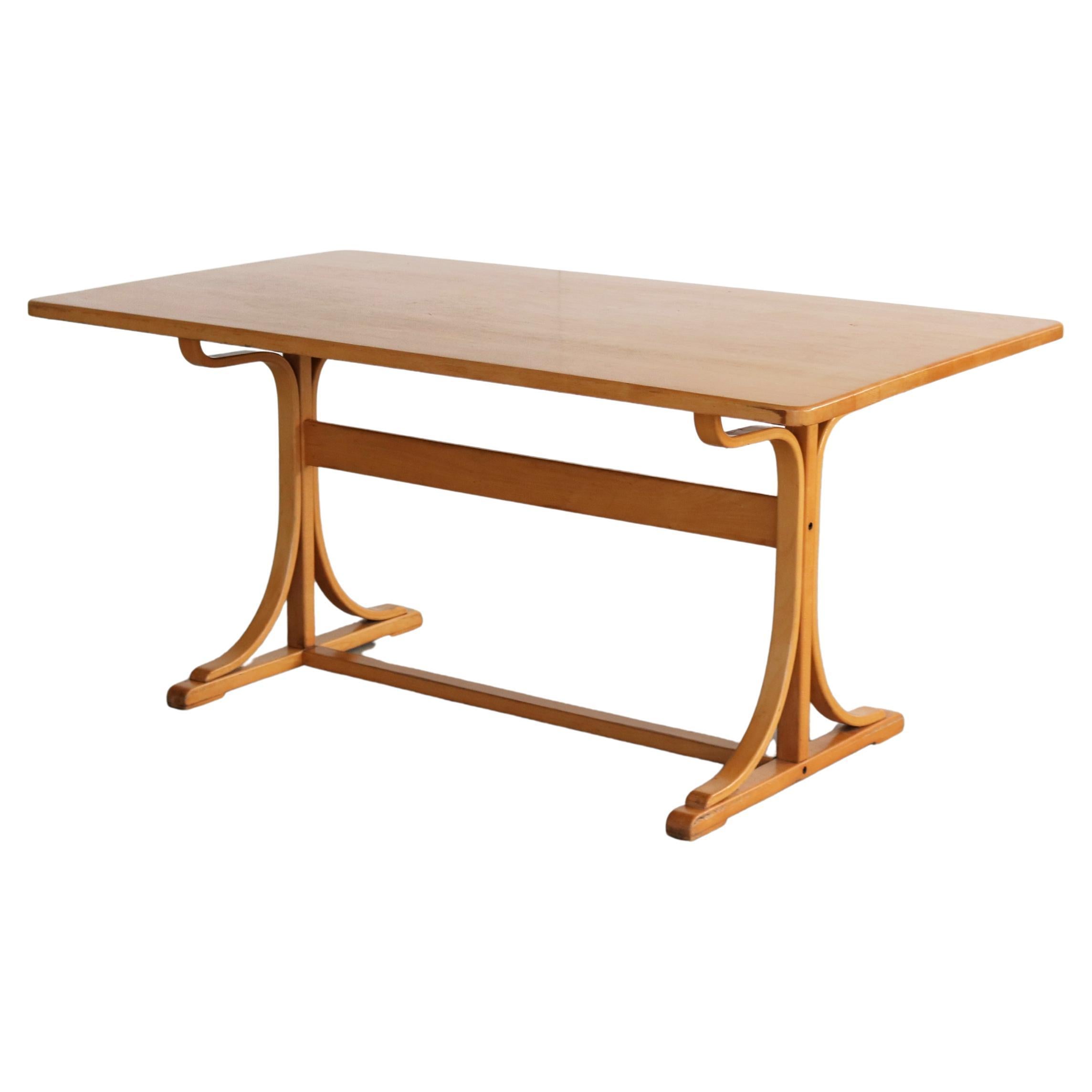 Vintage dining table table 1960s Thonet style