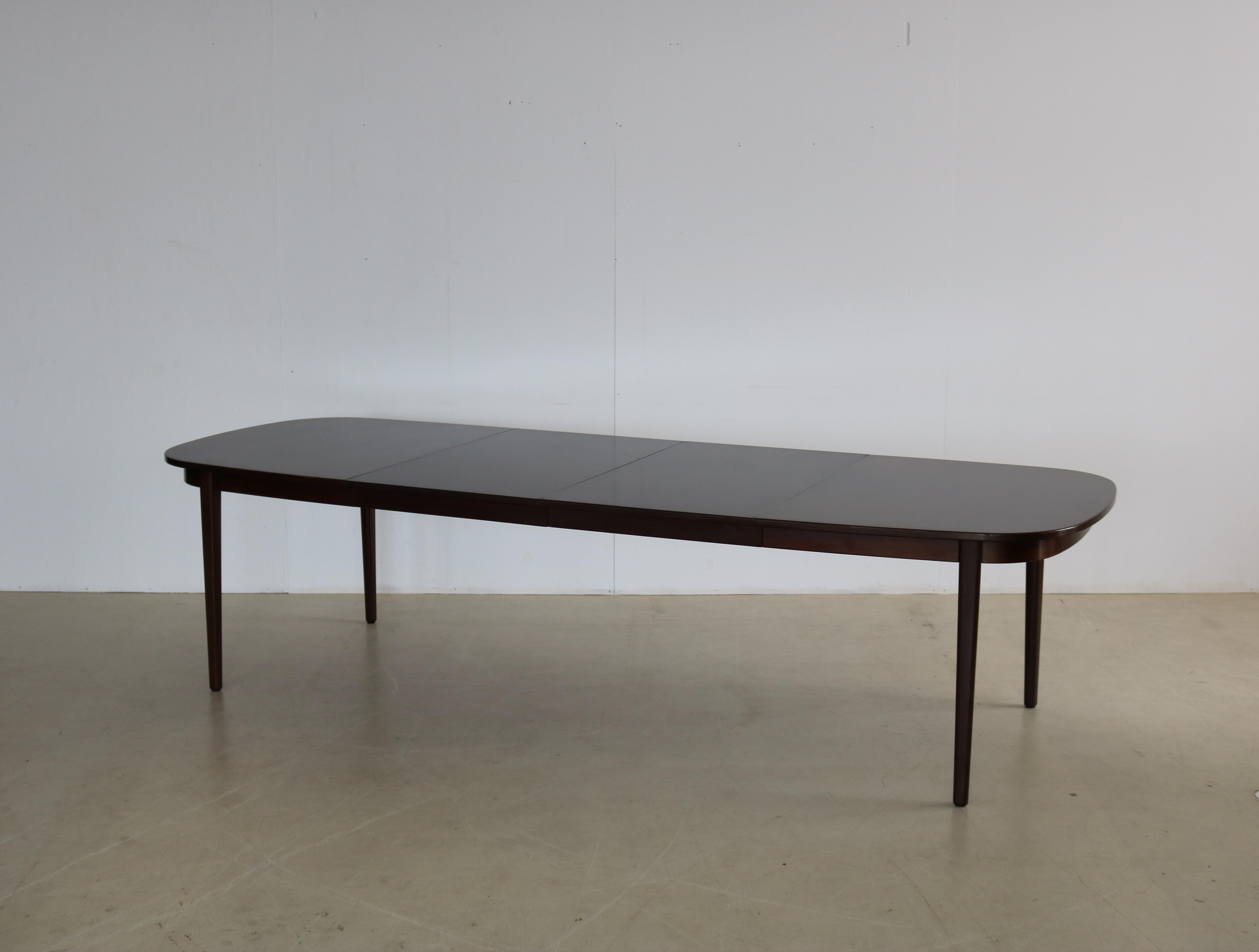 Vintage Dining Table Table 1960s Extendable Danish 7