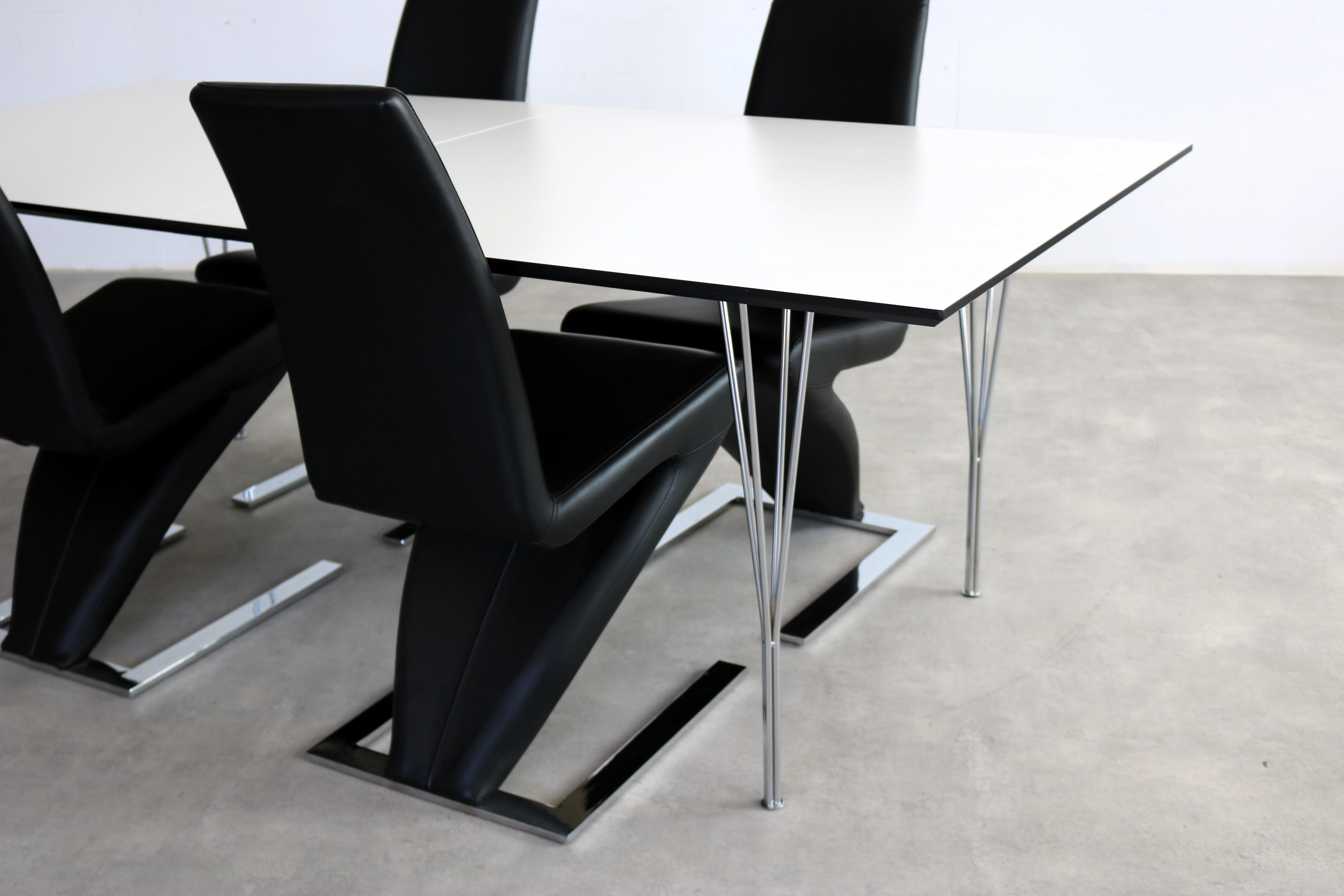 table à manger vintage  tableau  90s  Suède en vente 7