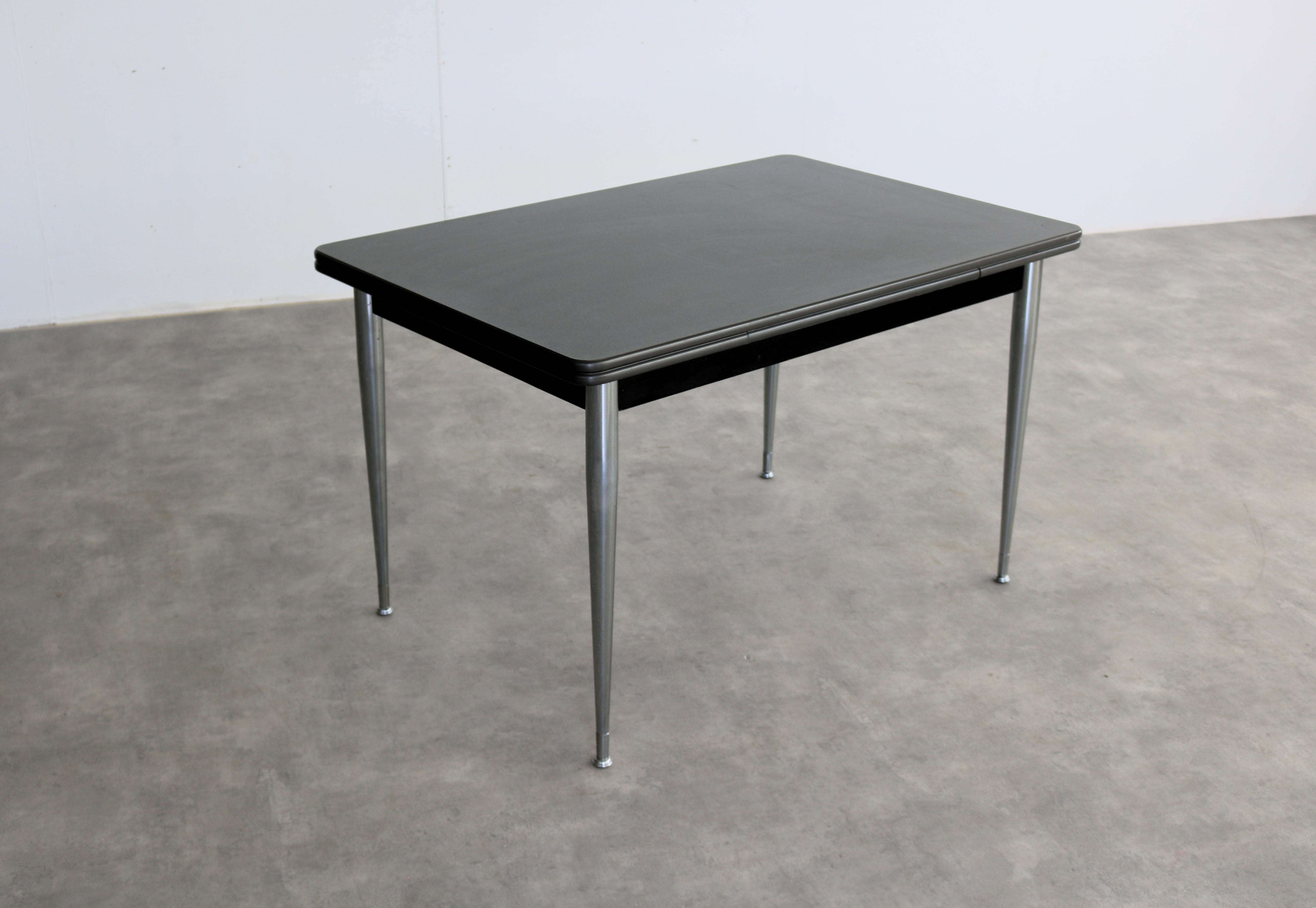 Late 20th Century Vintage dining table  table  extendable  1970s For Sale