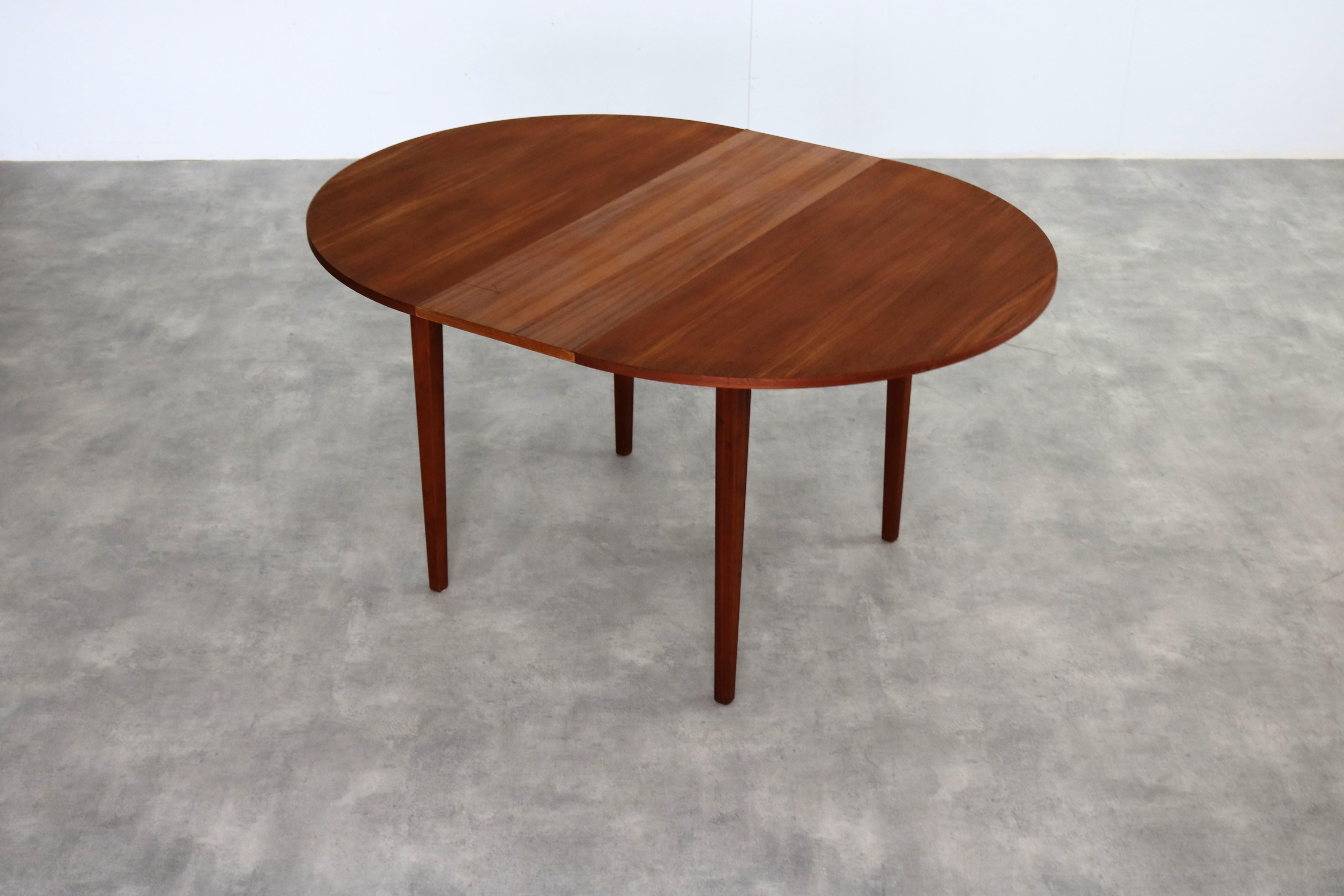 table à manger vintage  tableau  extensible  60's 4