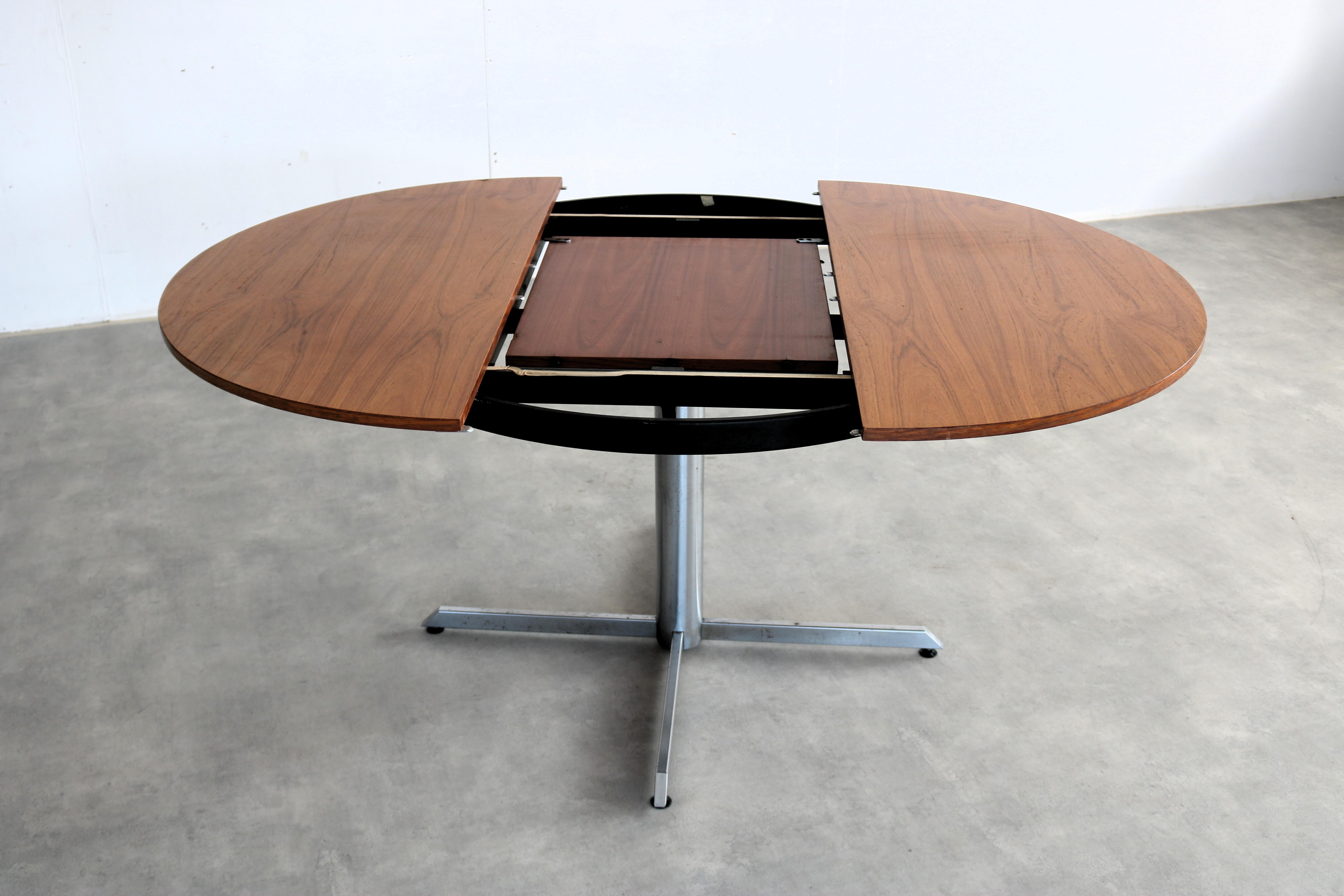 vintage dining table  table  extendable  60's 4