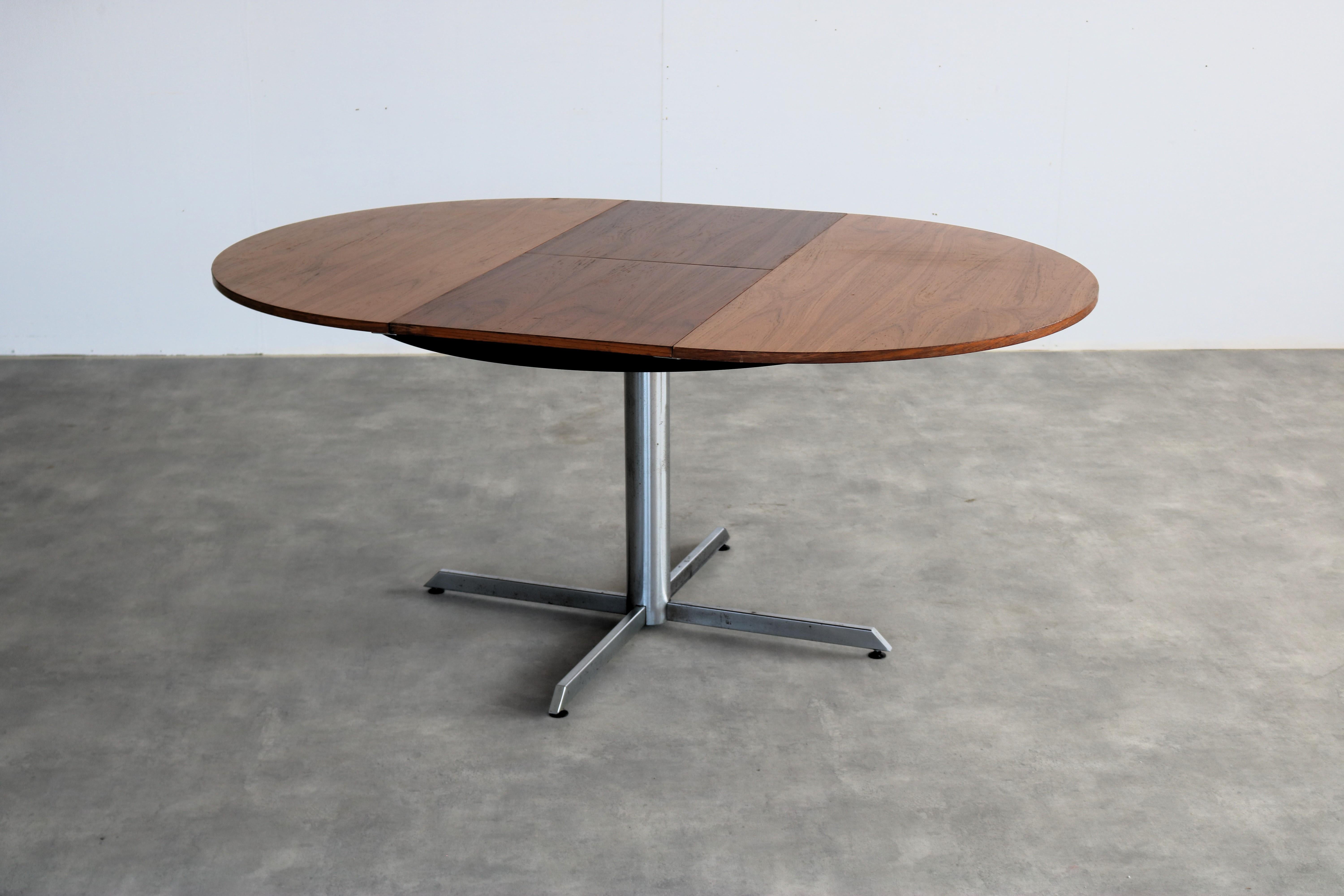 vintage dining table  table  extendable  60's 6