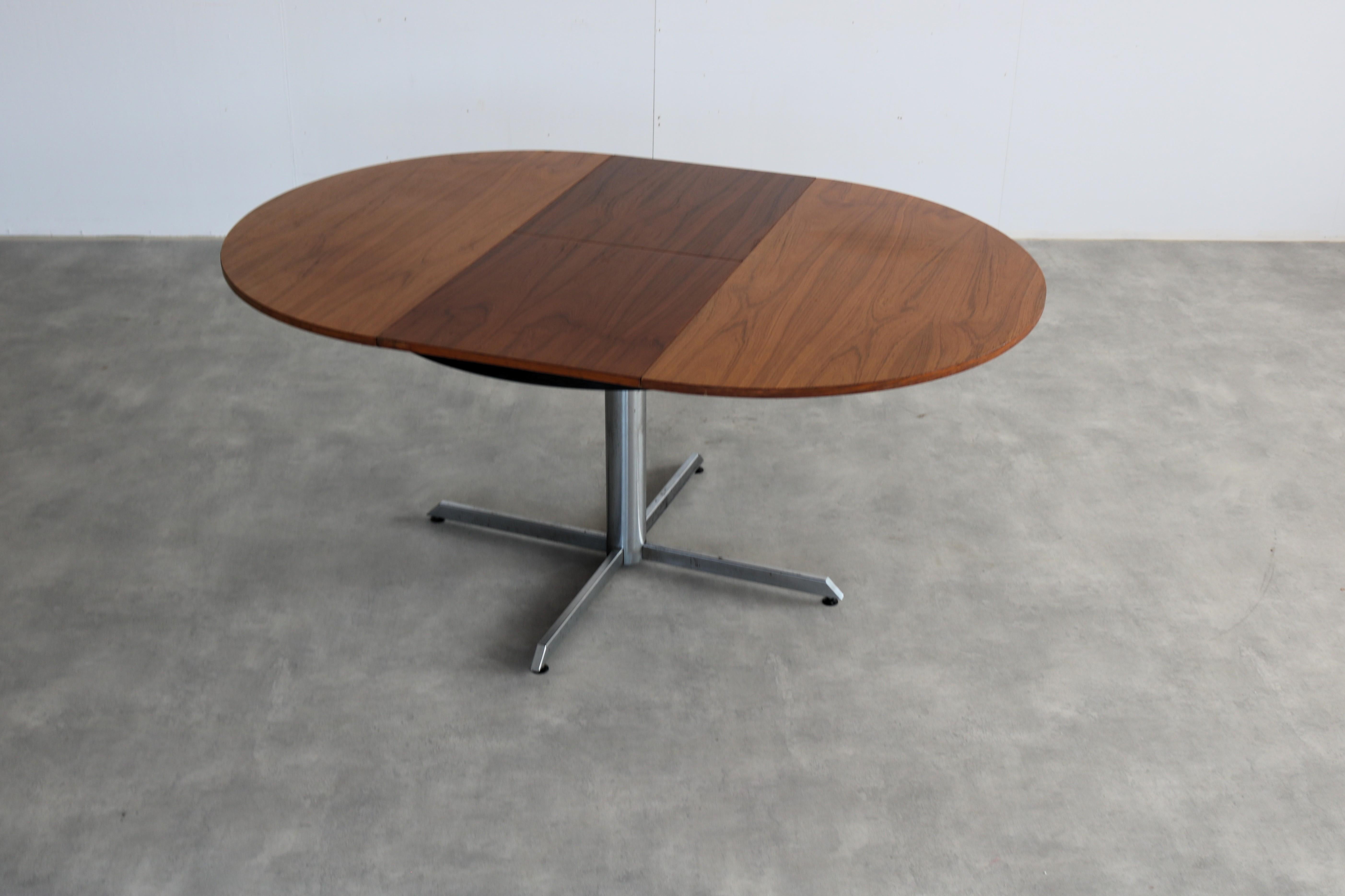 vintage dining table  table  extendable  60's 7