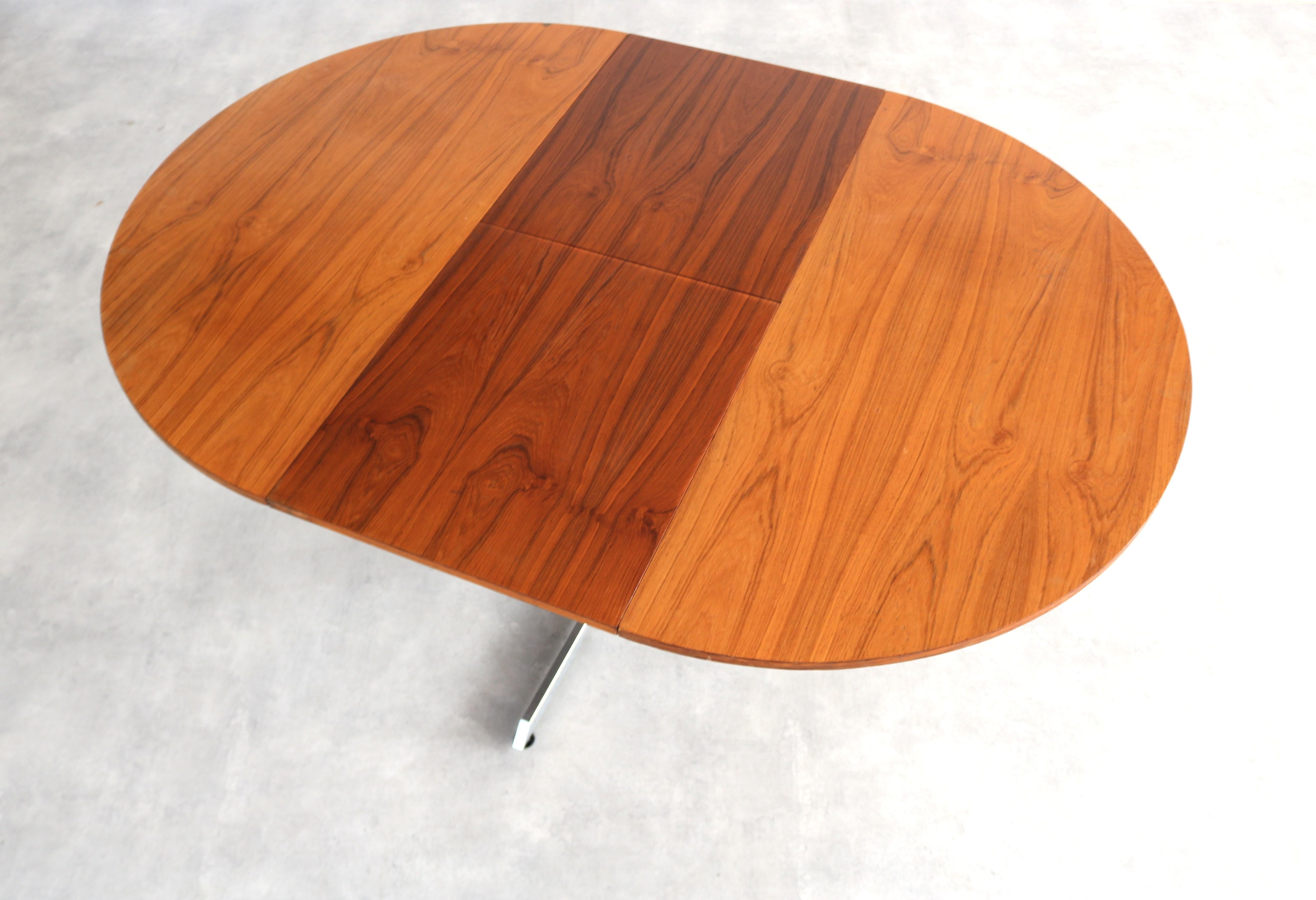 vintage dining table  table  extendable  60's 8