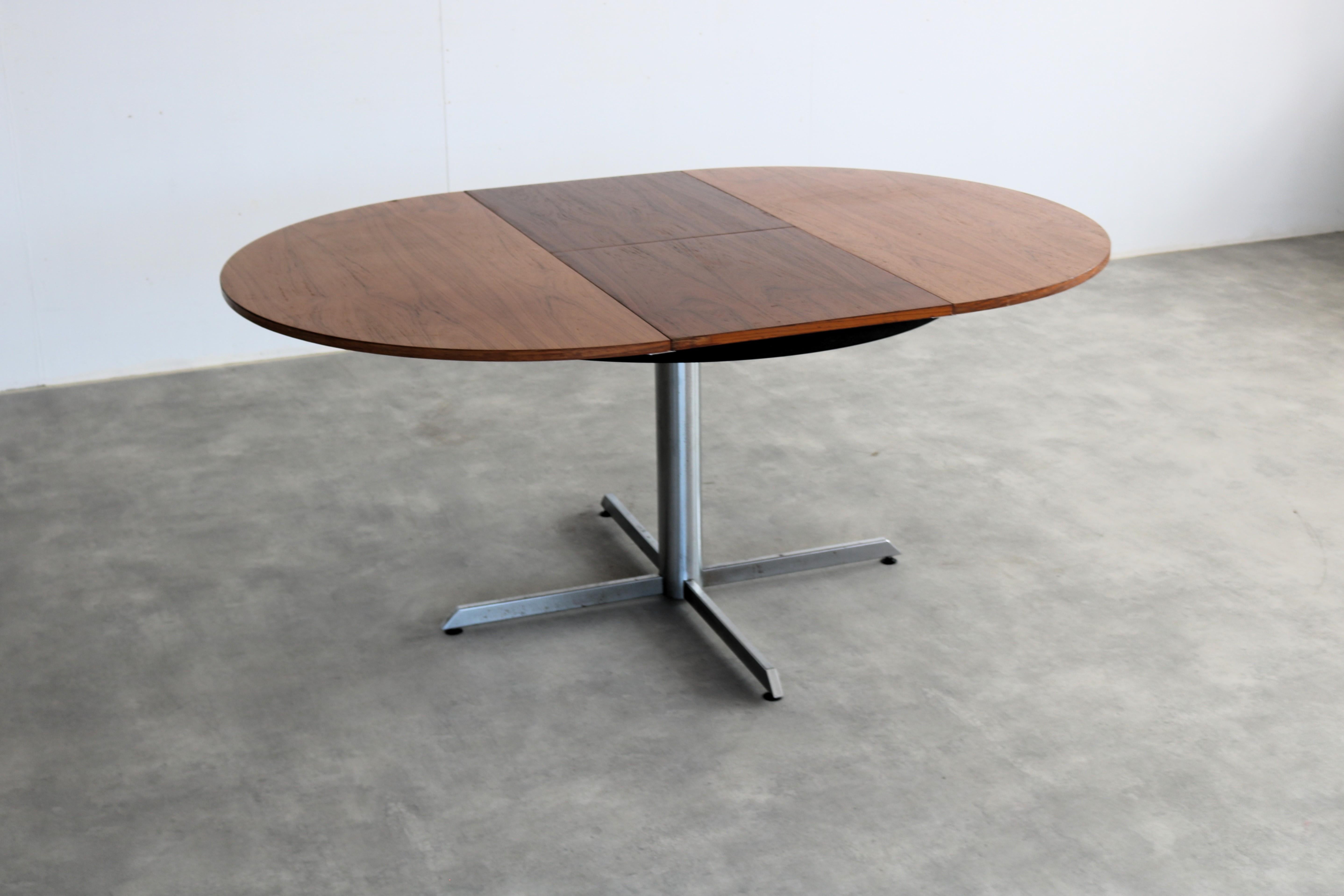 vintage dining table  table  extendable  60's 10