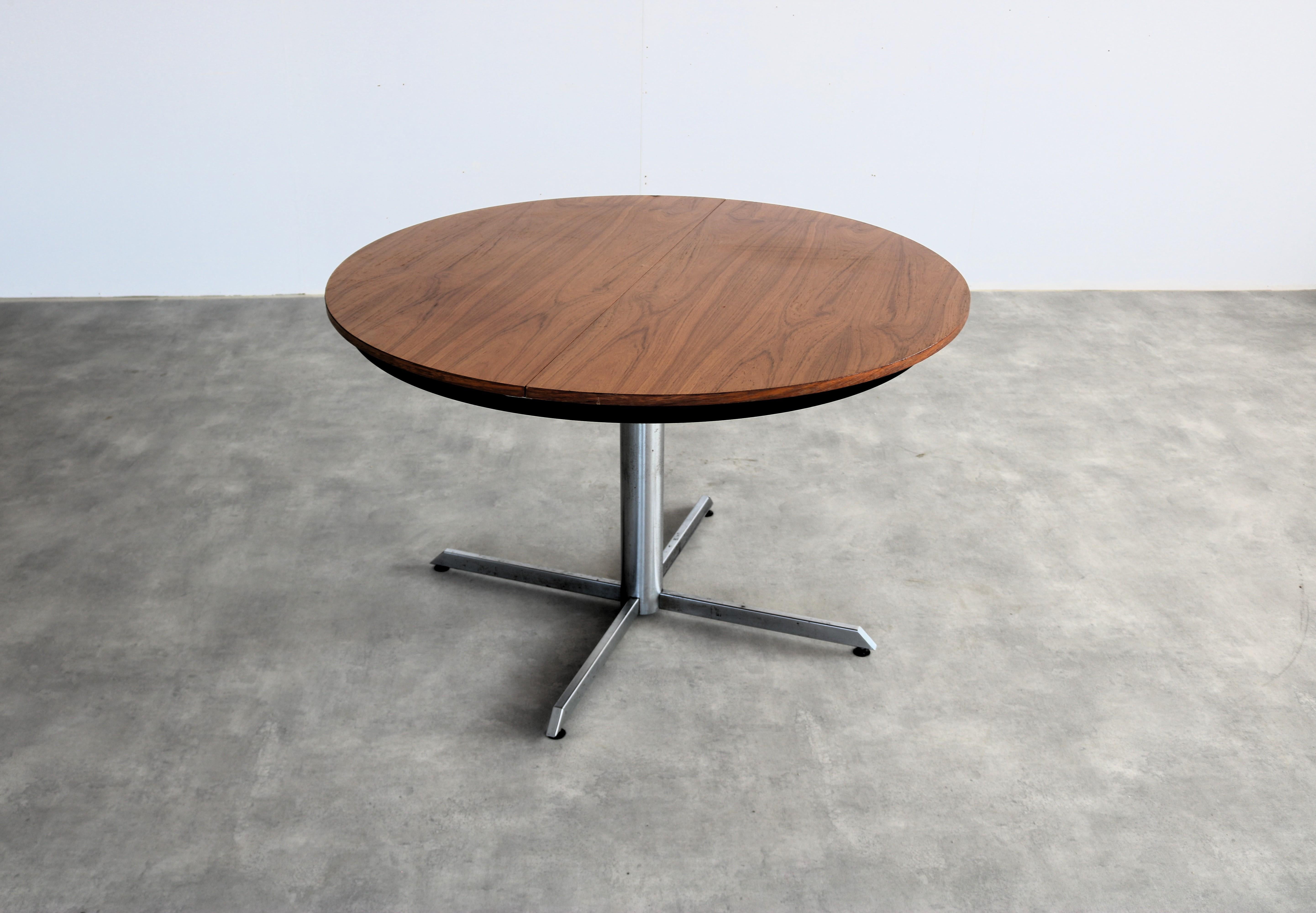Dutch vintage dining table  table  extendable  60's