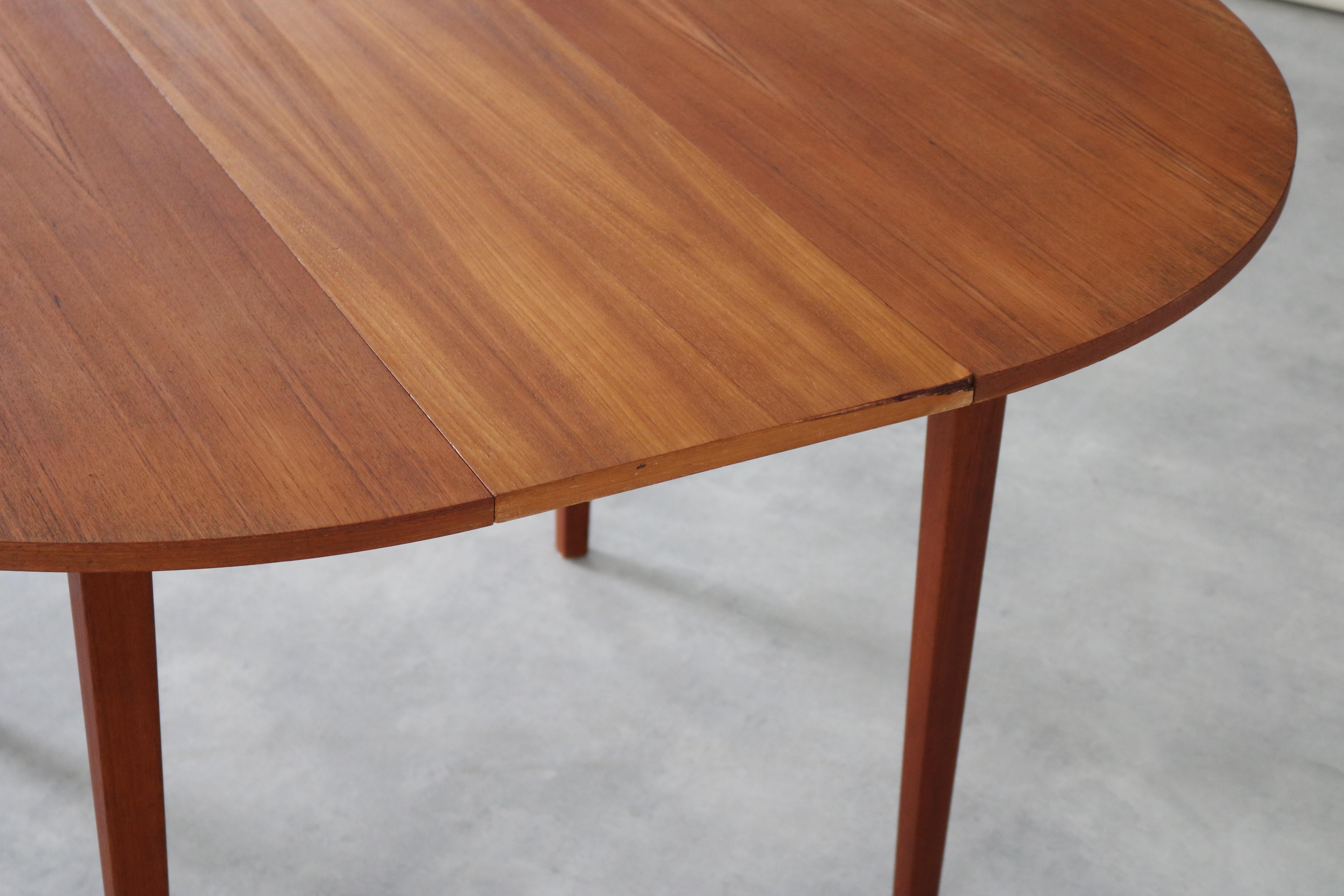 table à manger vintage  tableau  extensible  60's 3