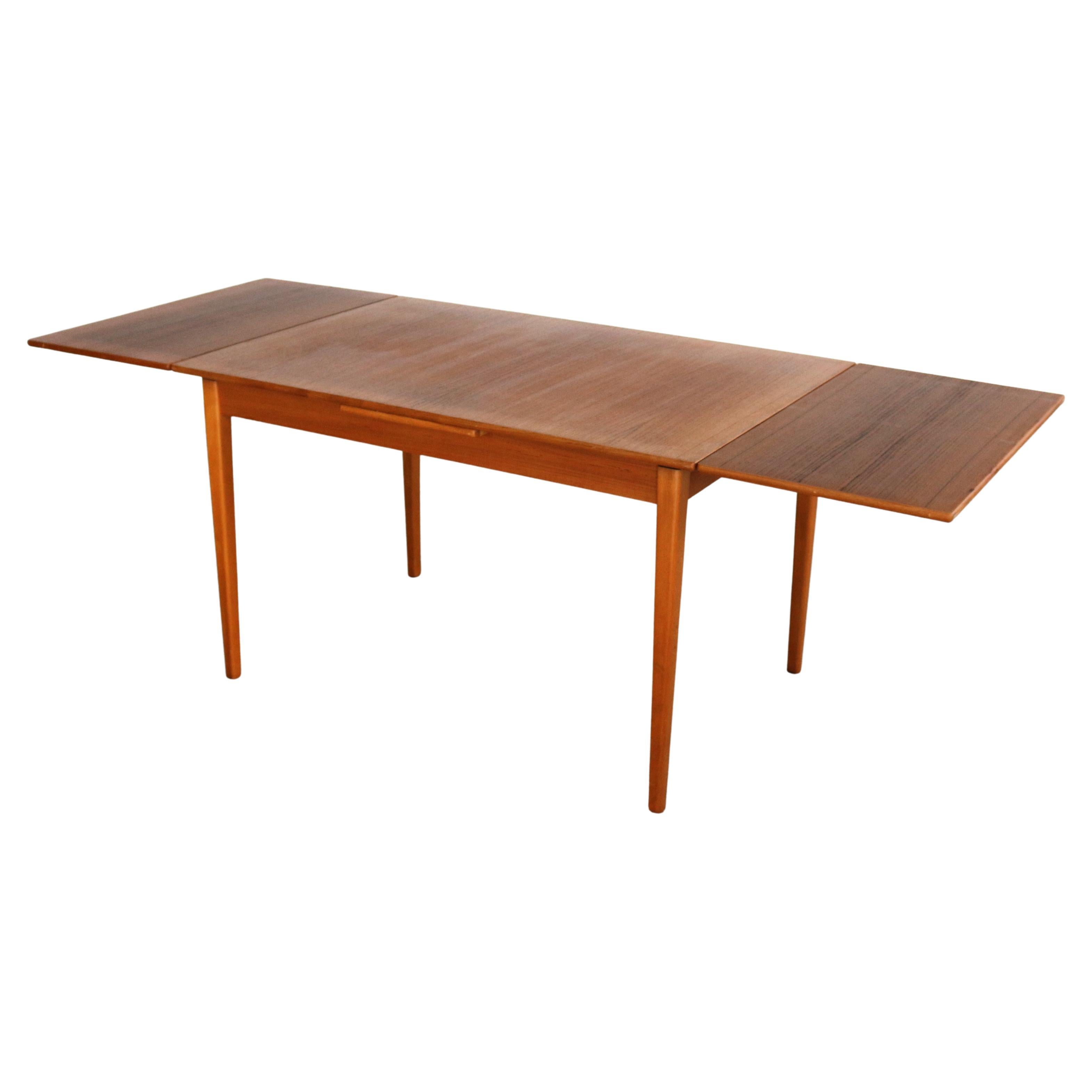 Vintage-Esstisch  Tabelle  ausziehbar  60s  Schwedisch