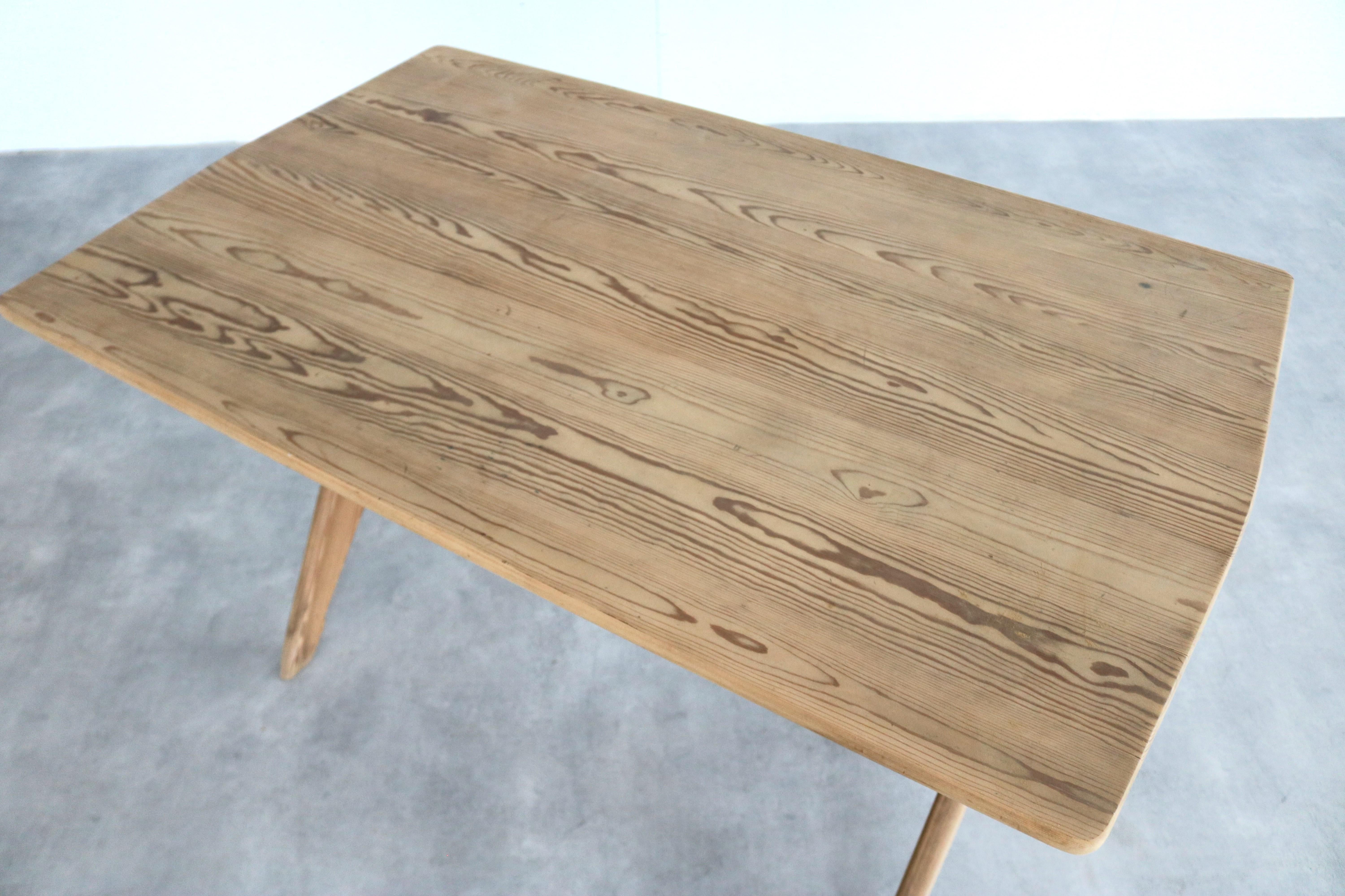 Pin table à manger vintage  tableau  pin  60's