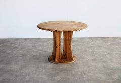 vintage dining table  table  pine  70's  extendable