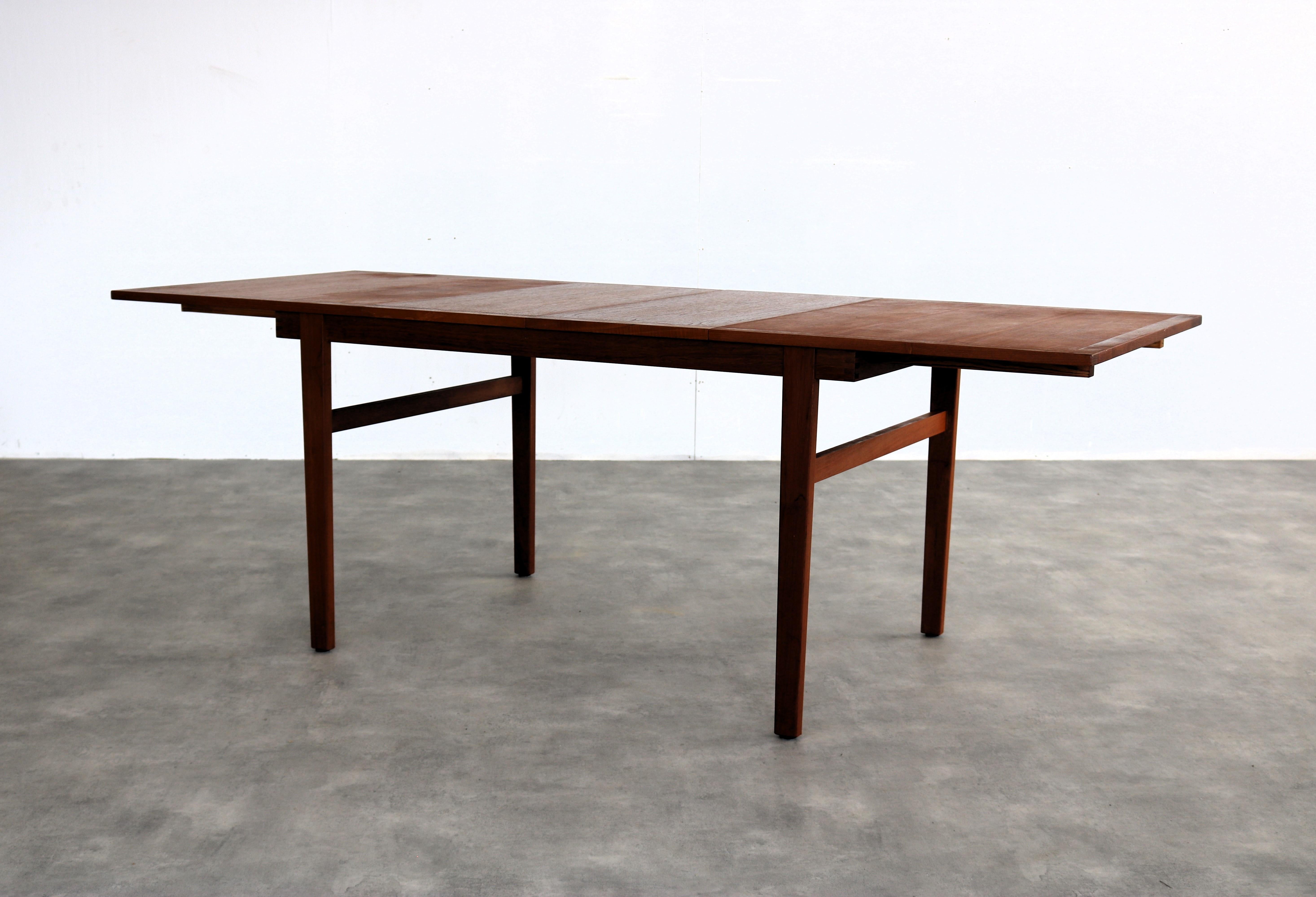 vintage dining table  table  teak  extendable  Sweden 5
