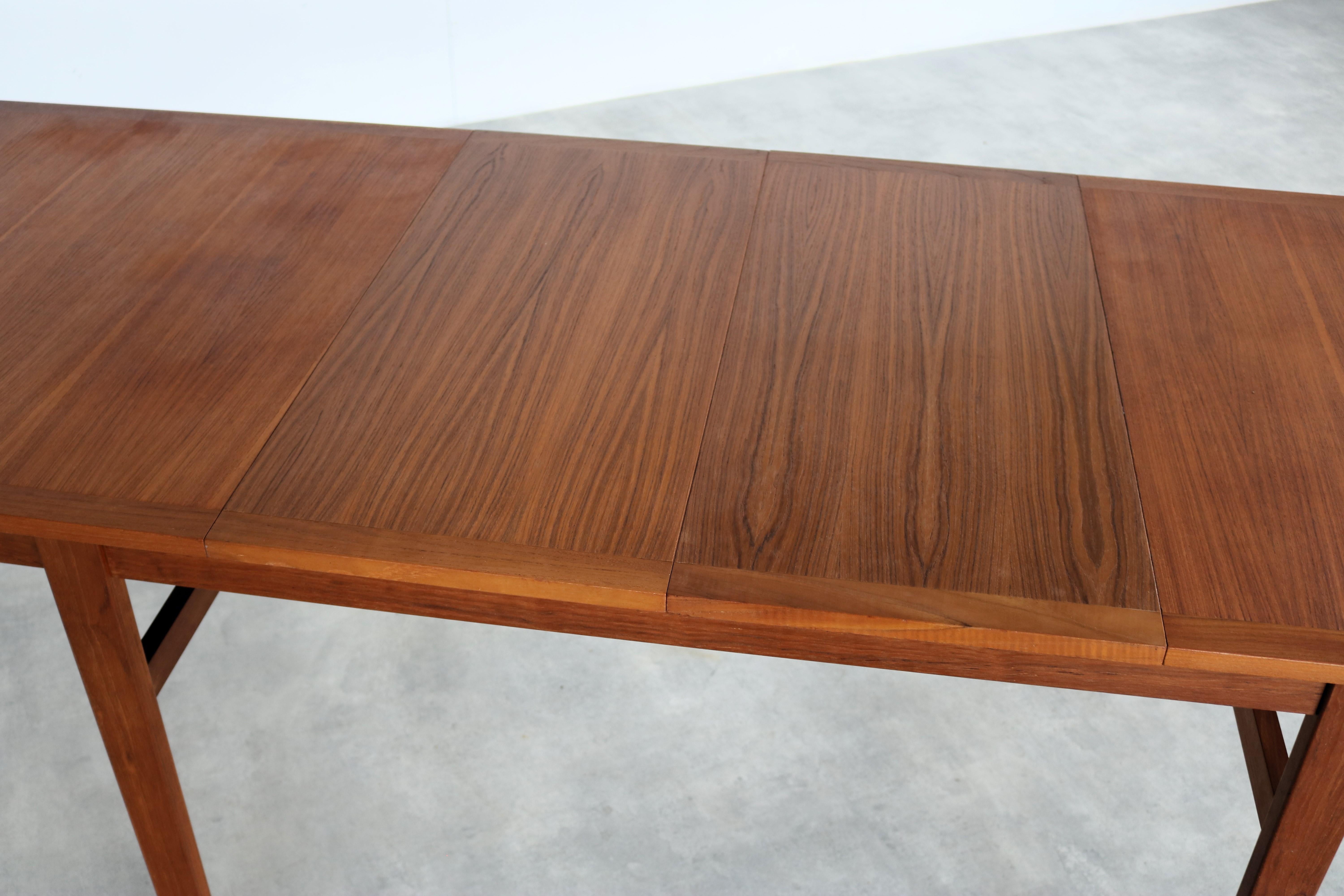vintage dining table  table  teak  extendable  Sweden 7