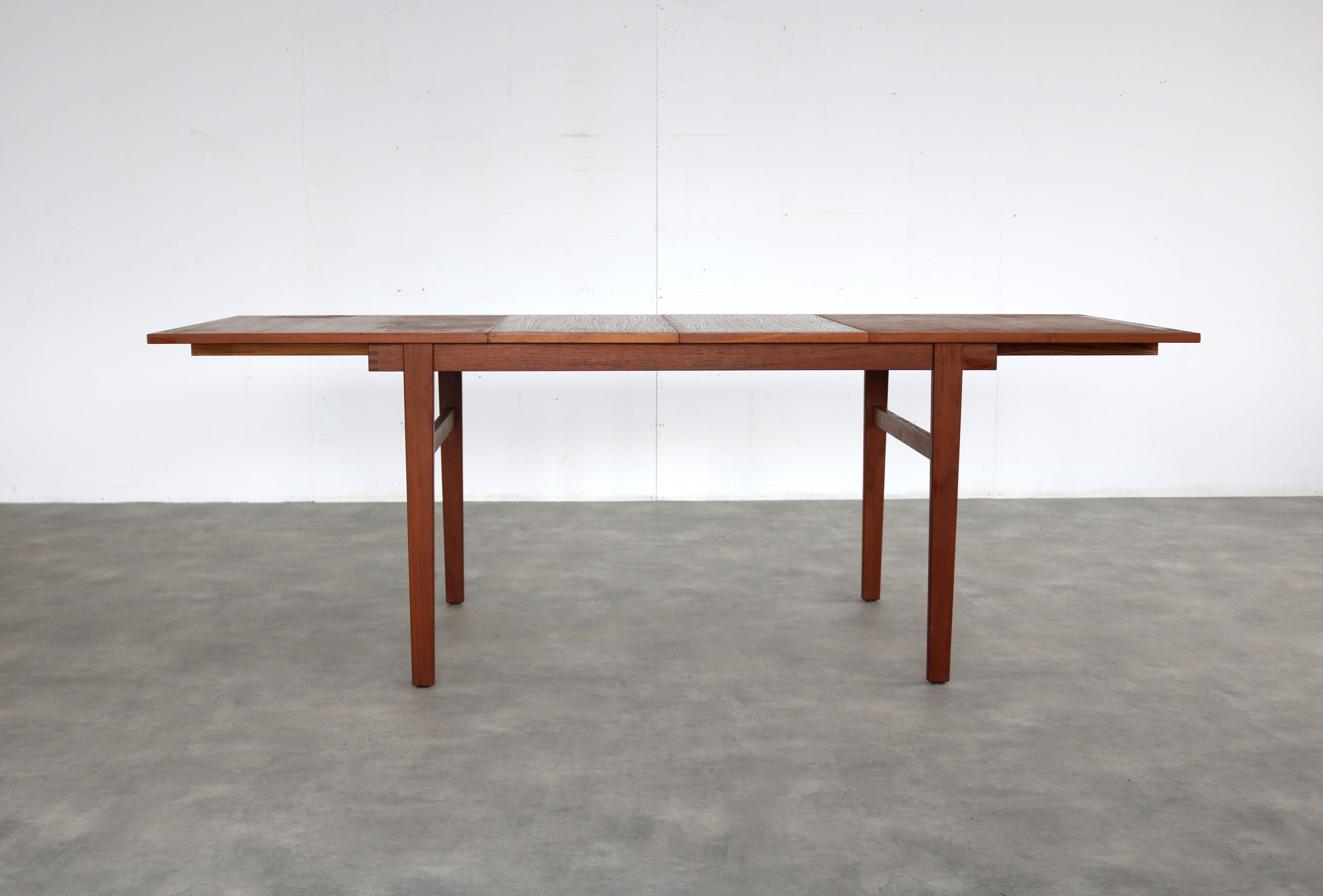 vintage dining table  table  teak  extendable  Sweden 8