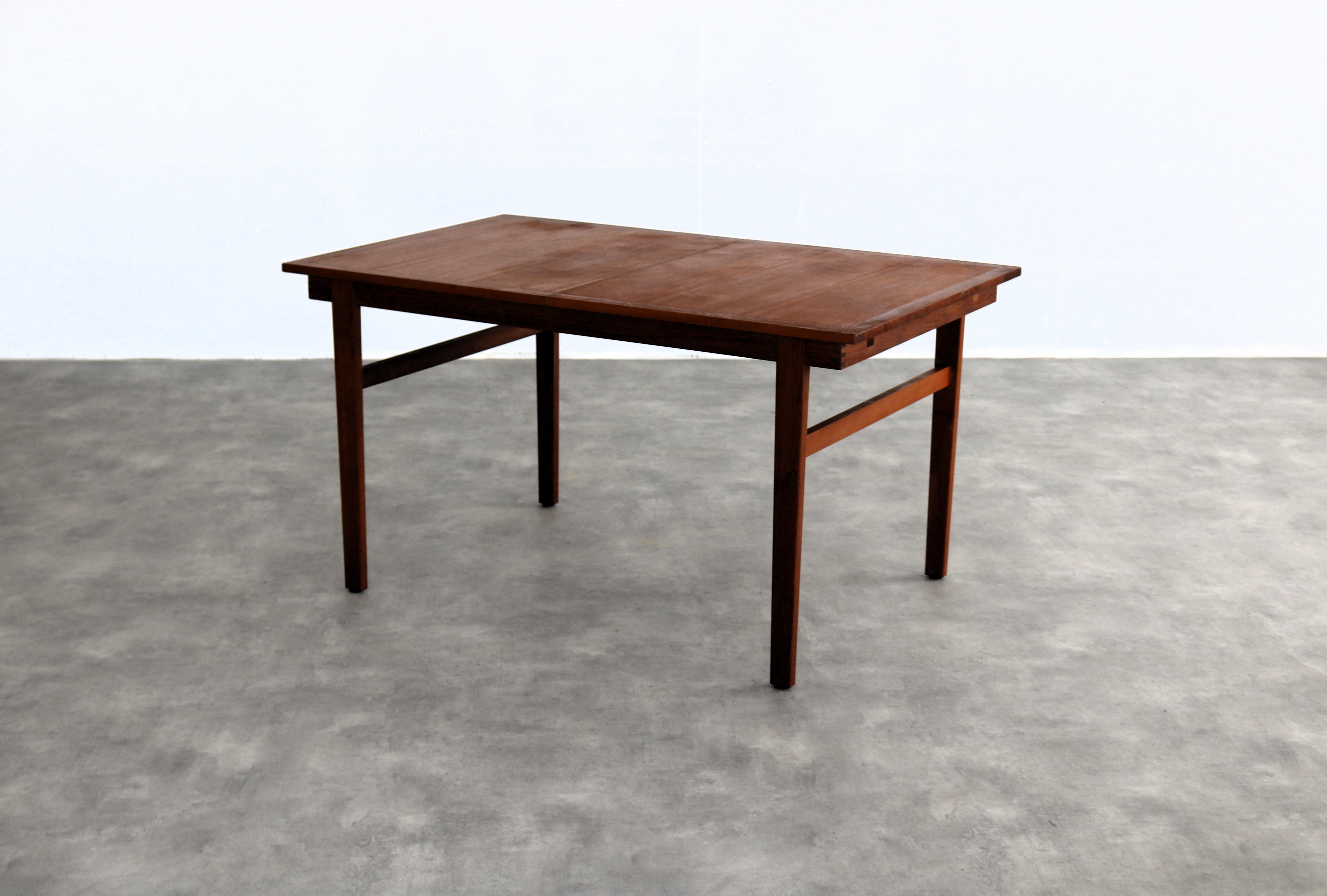 Swedish vintage dining table  table  teak  extendable  Sweden