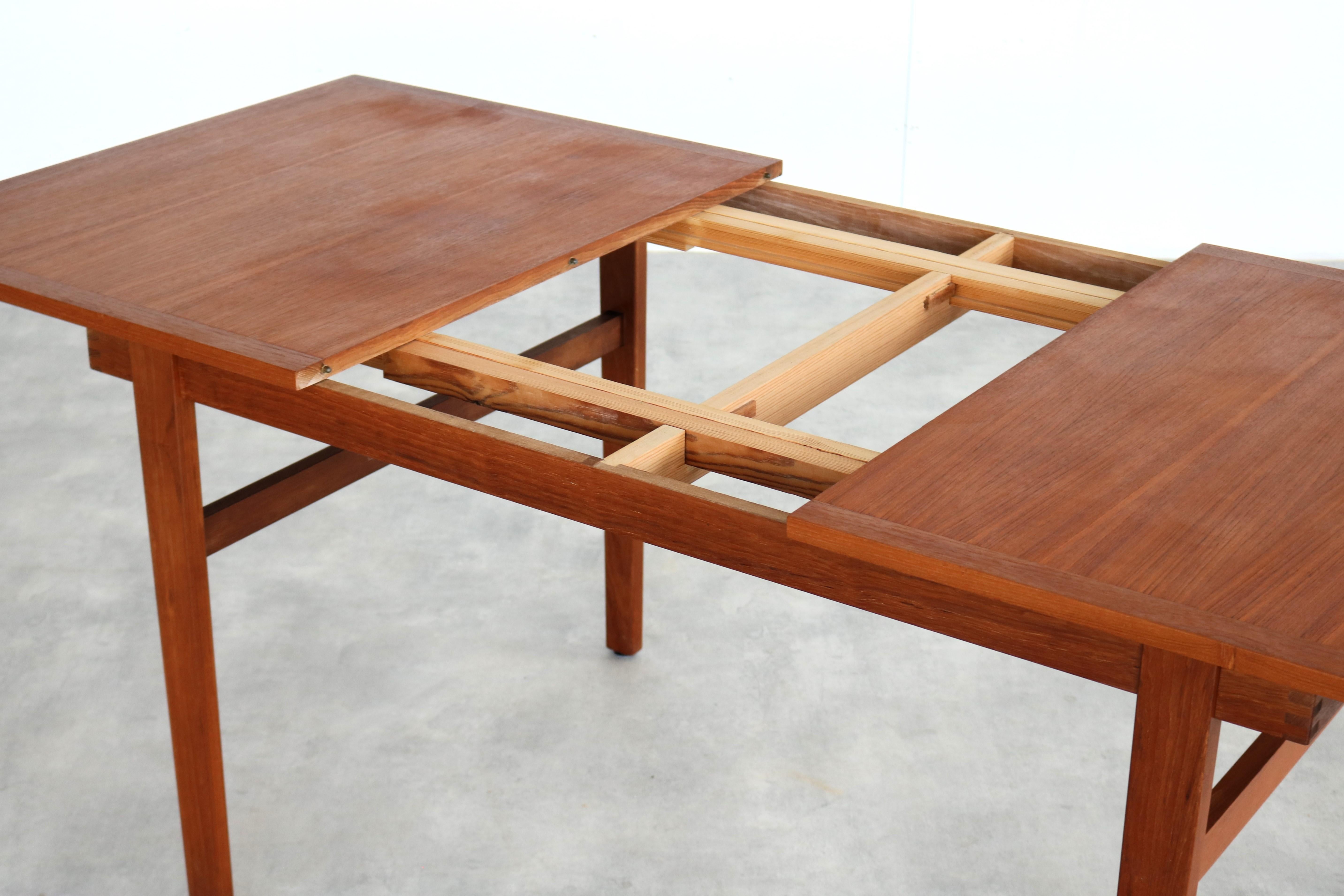 vintage dining table  table  teak  extendable  Sweden 2