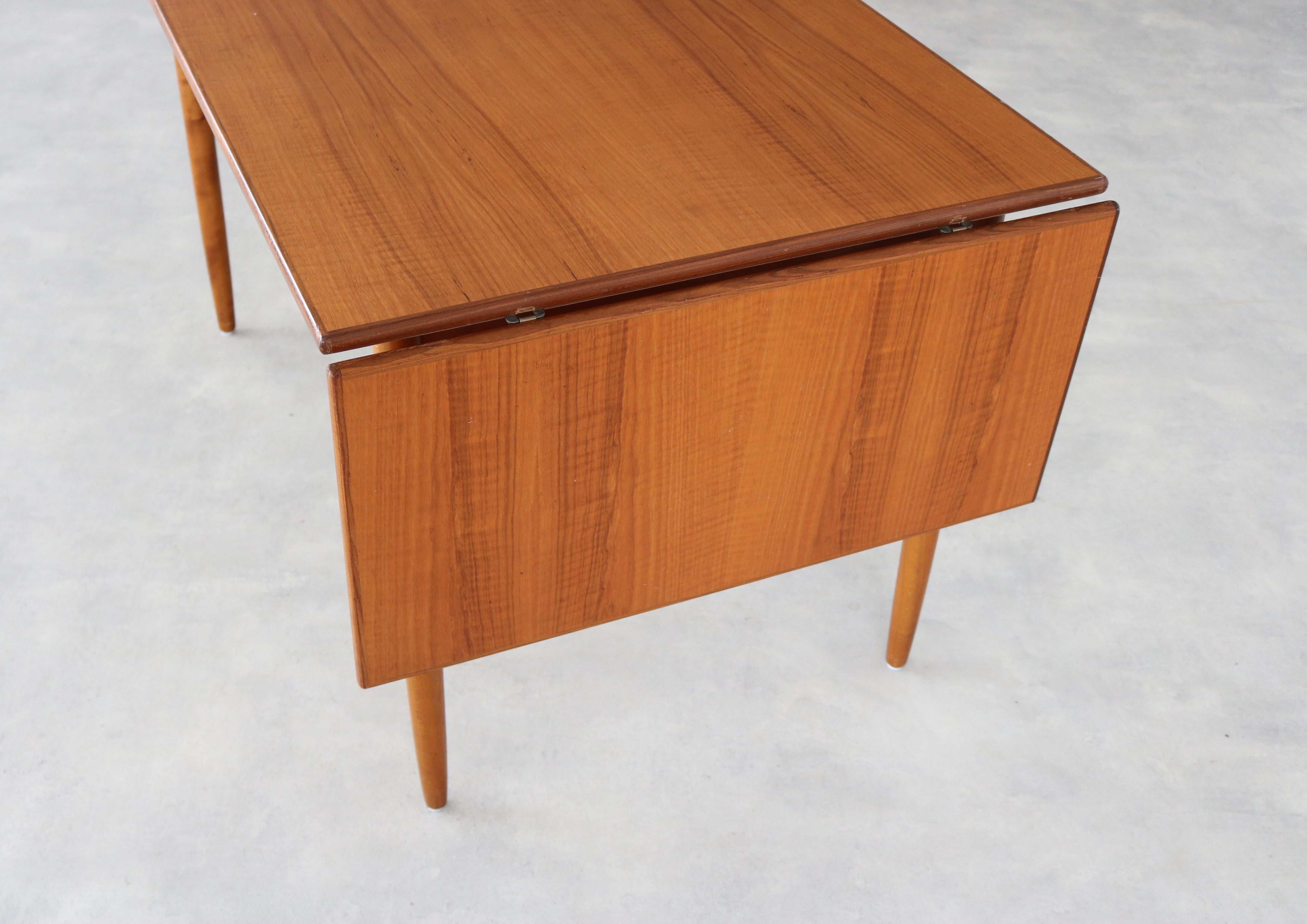 vintage dining table  table  teak  extendable  Swedish 1