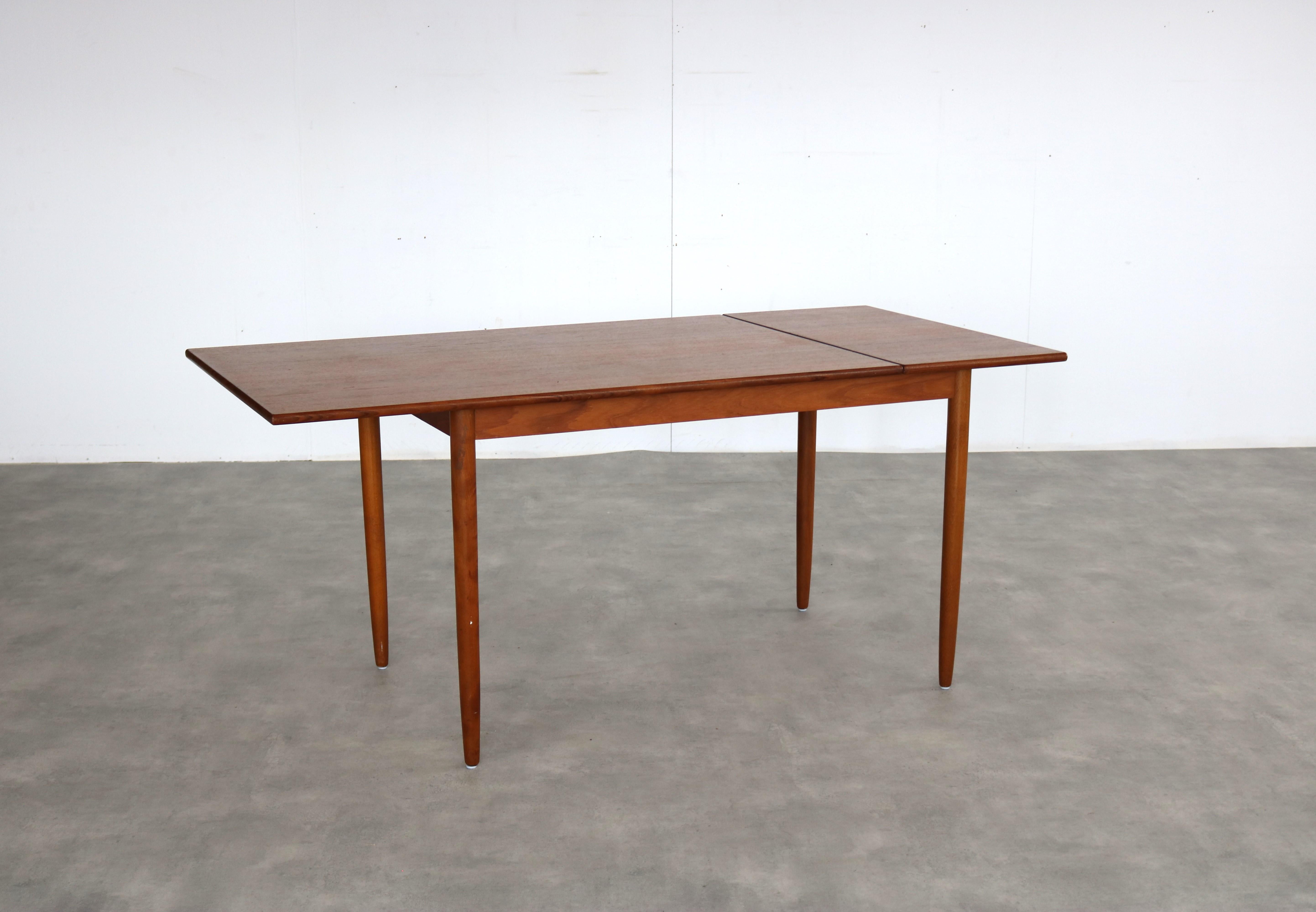 vintage dining table  table  teak  extendable  Swedish 2
