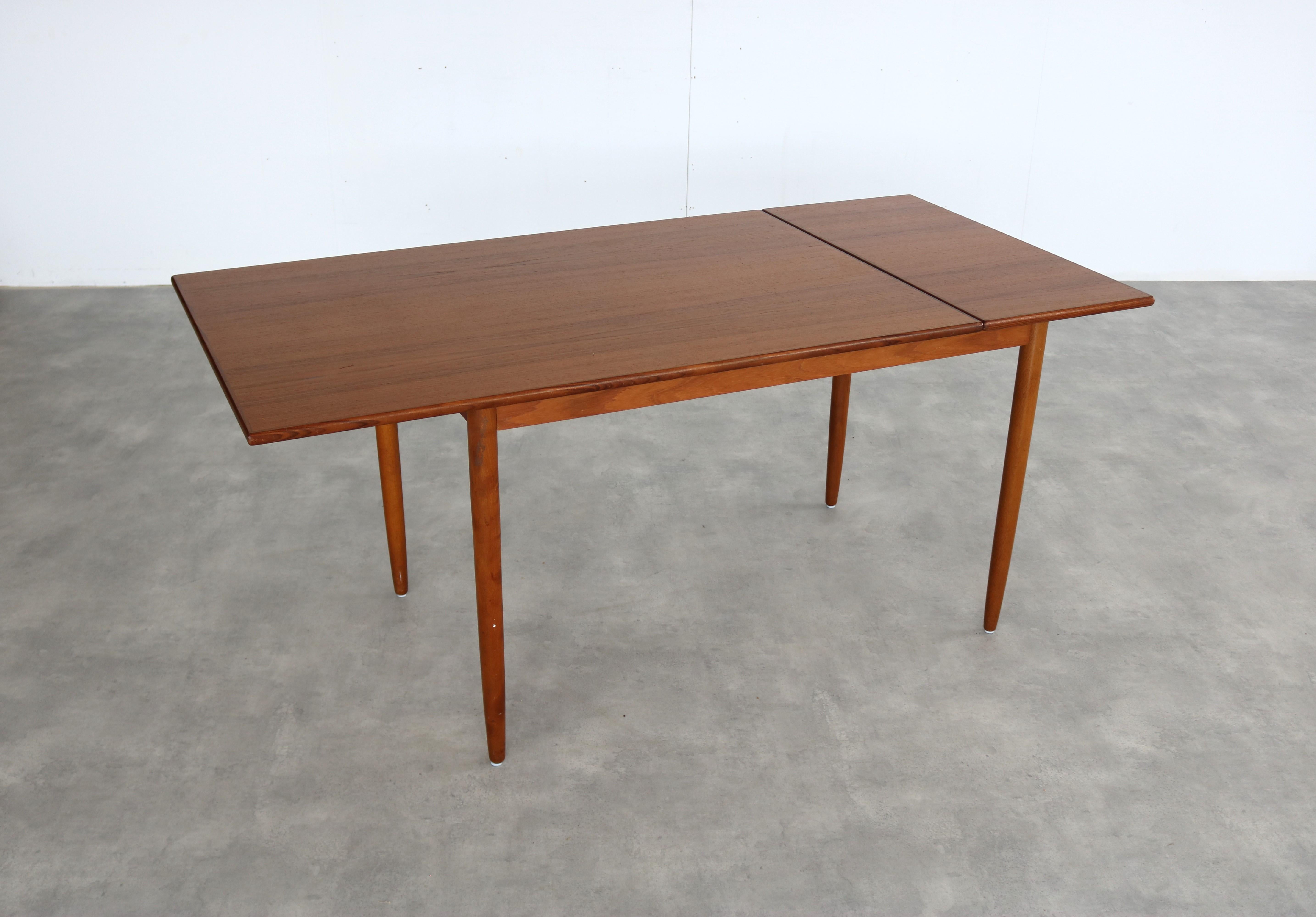 vintage dining table  table  teak  extendable  Swedish 3