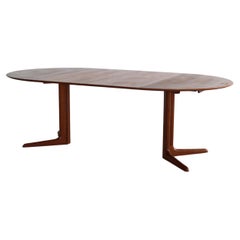 Vintage Dining Table Teak Extendable Danish