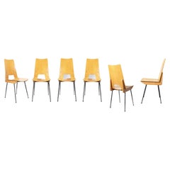 Vintage Dinner Chairs by Carlo Ratti, 1950s