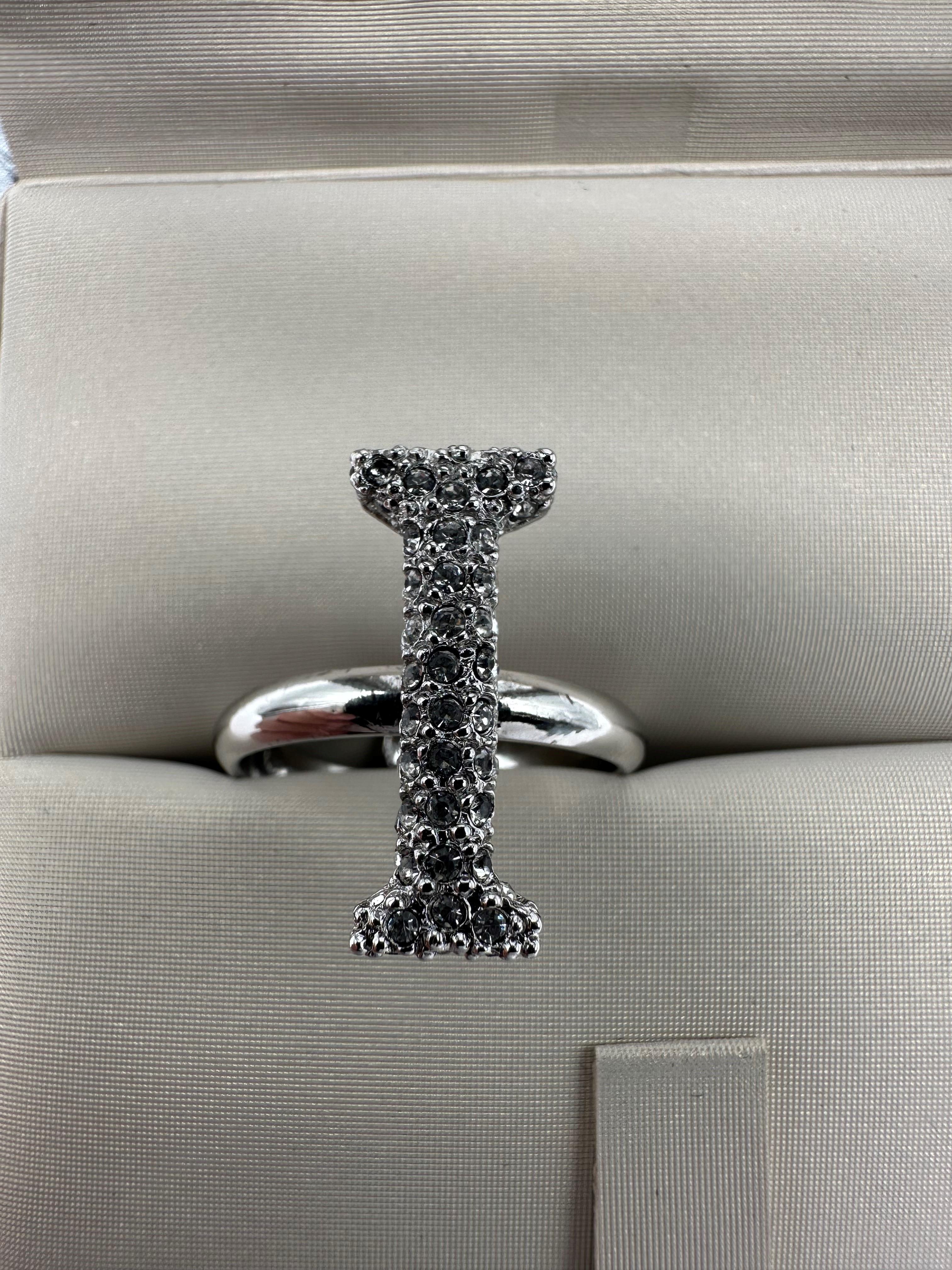 Vintage Dior 2000 Fall Runway Letter Rings 1