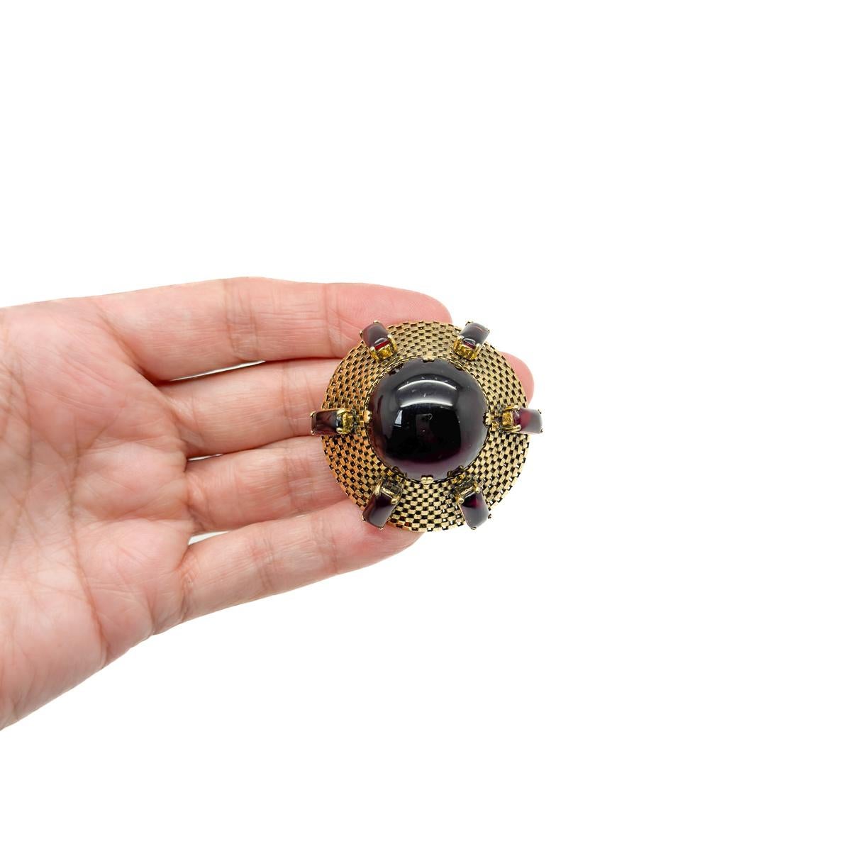 Broche Sputnik Vintage Dior Amatista 1963 en venta 1