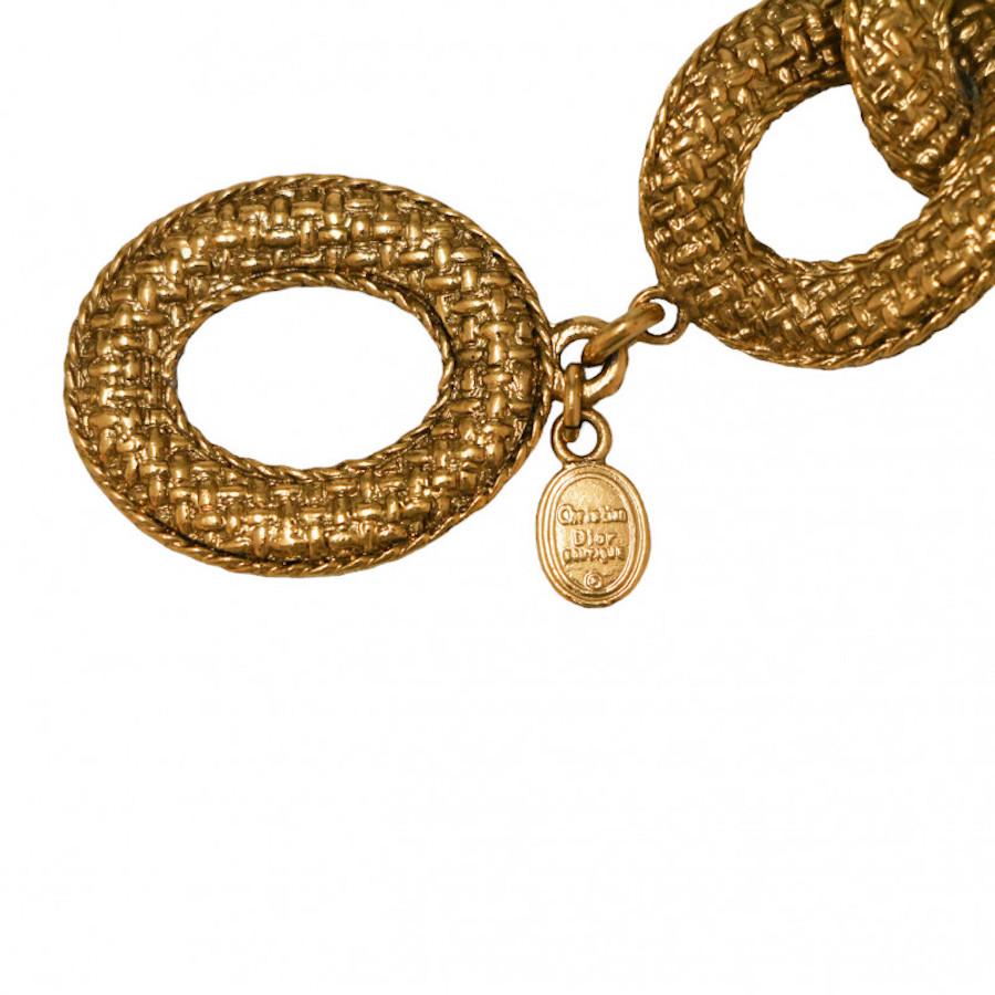 Vintage Dior Belt with Charm's For Sale 1
