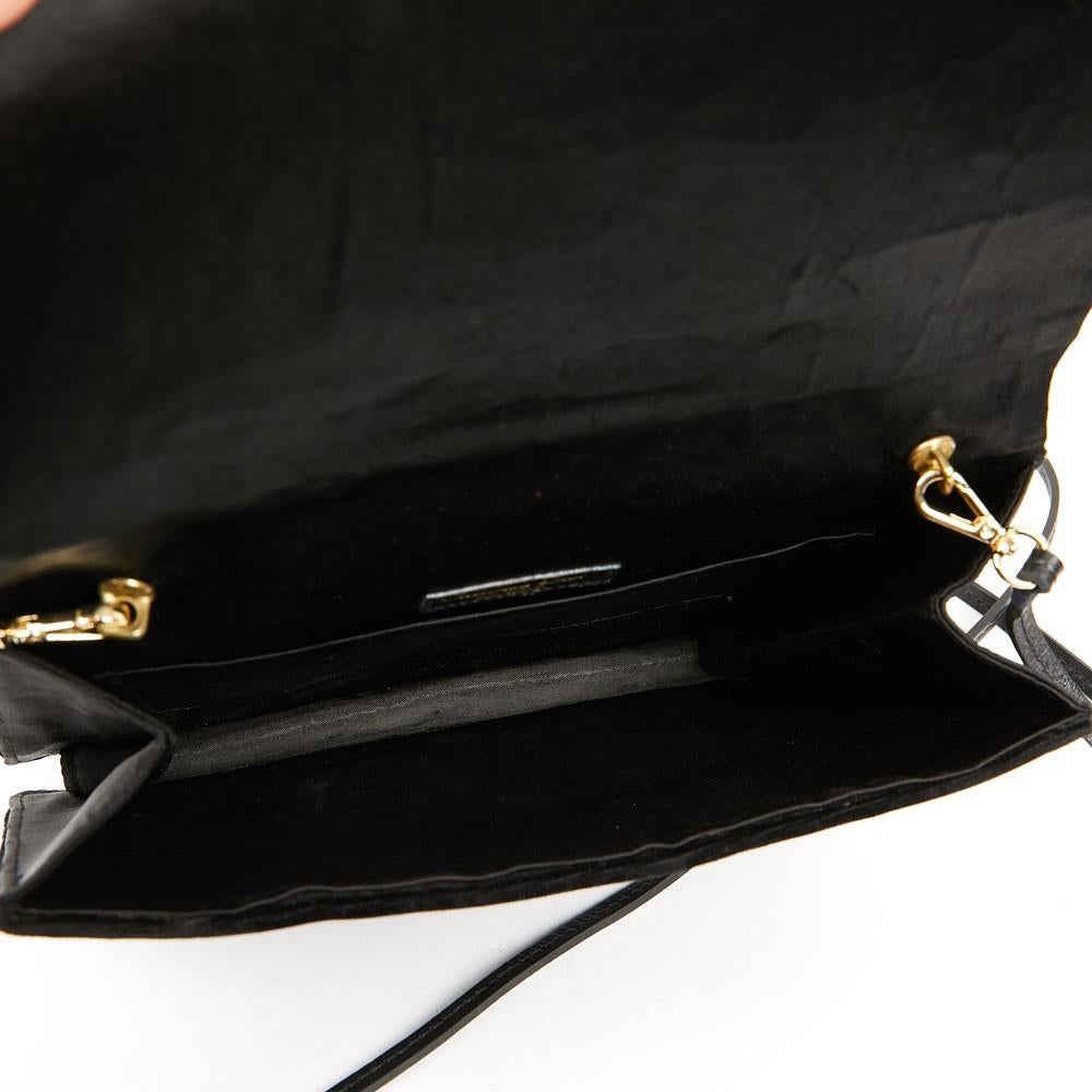 Vintage Dior Black Evening Bag With Rhinestones 3